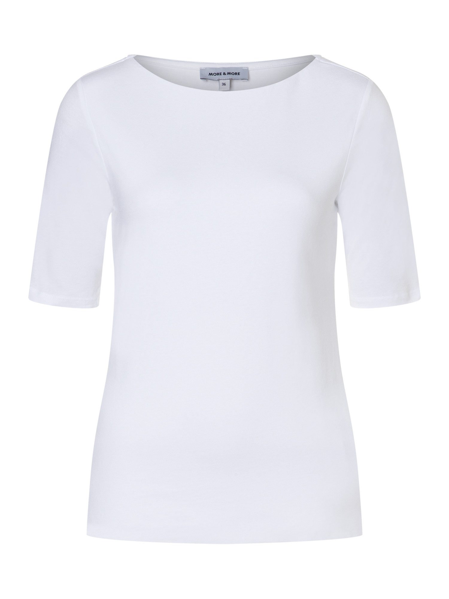 MORE&MORE Kurzarmshirt Basicshirt günstig online kaufen