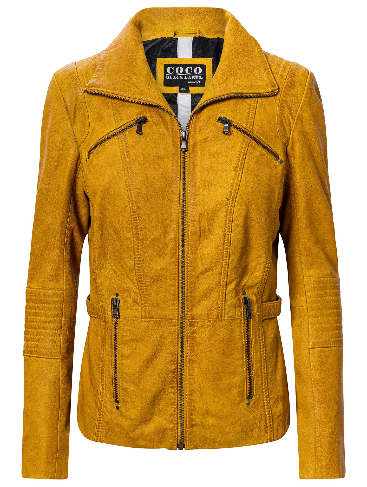 CBL Lederjacke MQ-44842 mit stehkragen günstig online kaufen