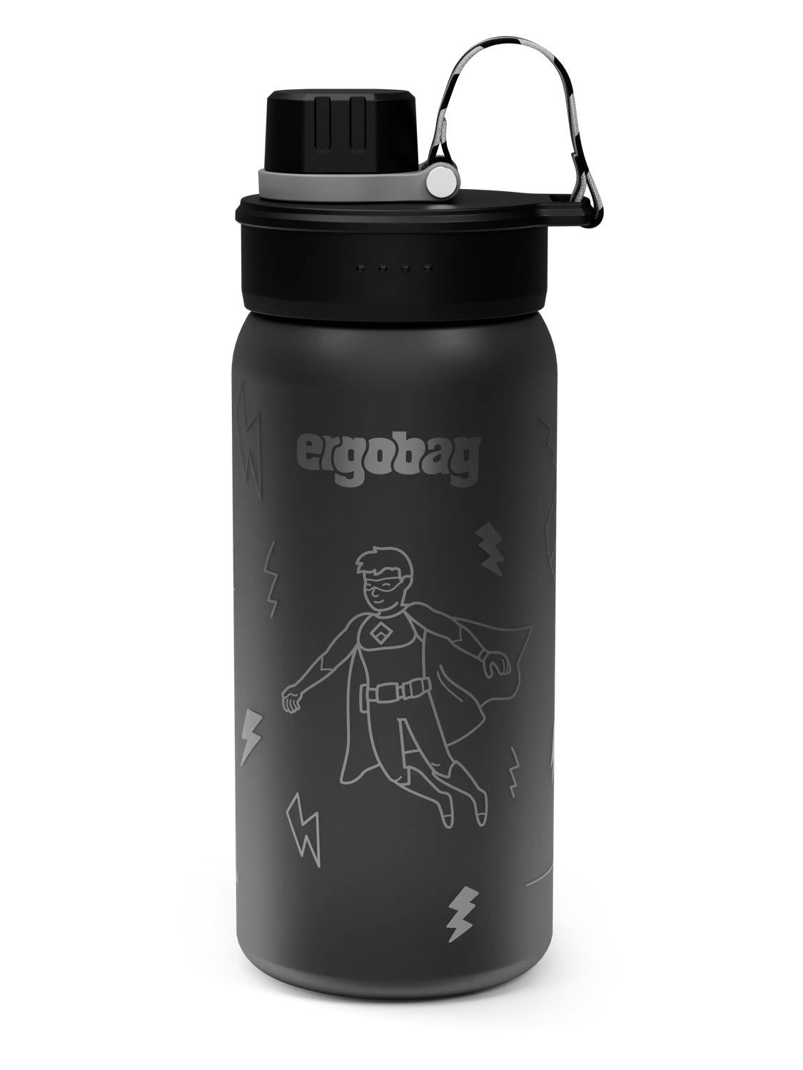 ergobag Trinkflasche Trinkflasche, auslaufsicher und kohlensäuregeeignet