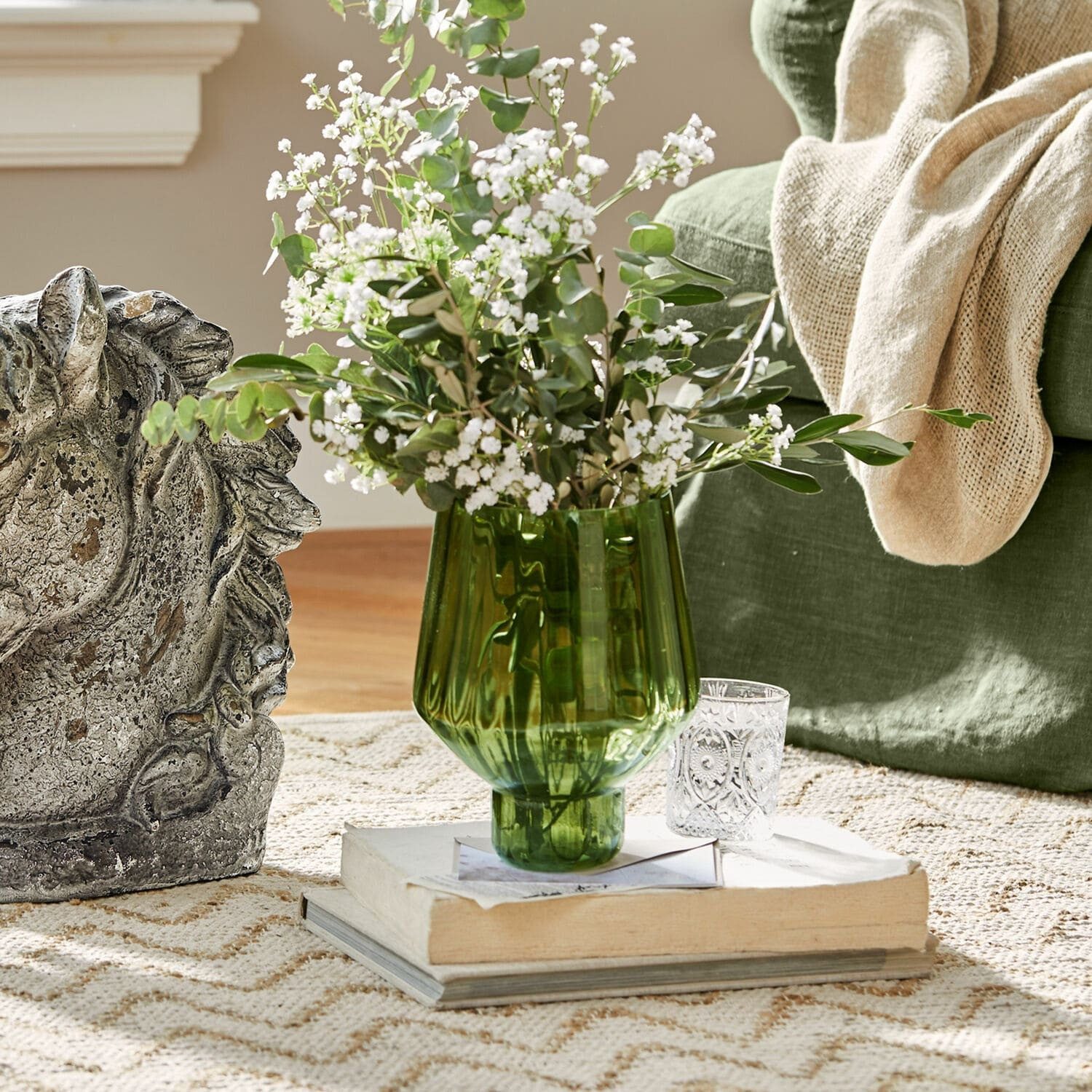 Mirabeau Tischvase Vase Moussie grün