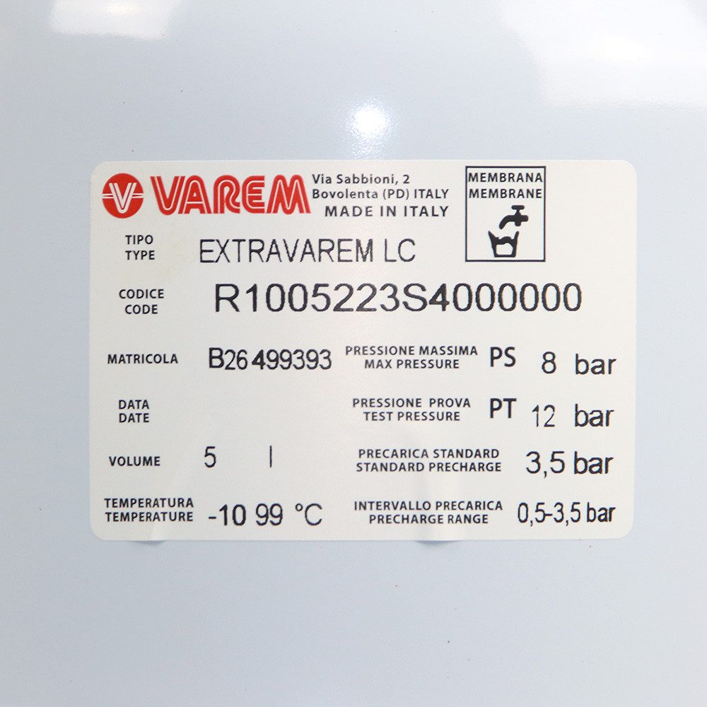 Varem Heizkörper Multifunktions Ausdehnungsgefäß 5L 3/4" günstig online kaufen