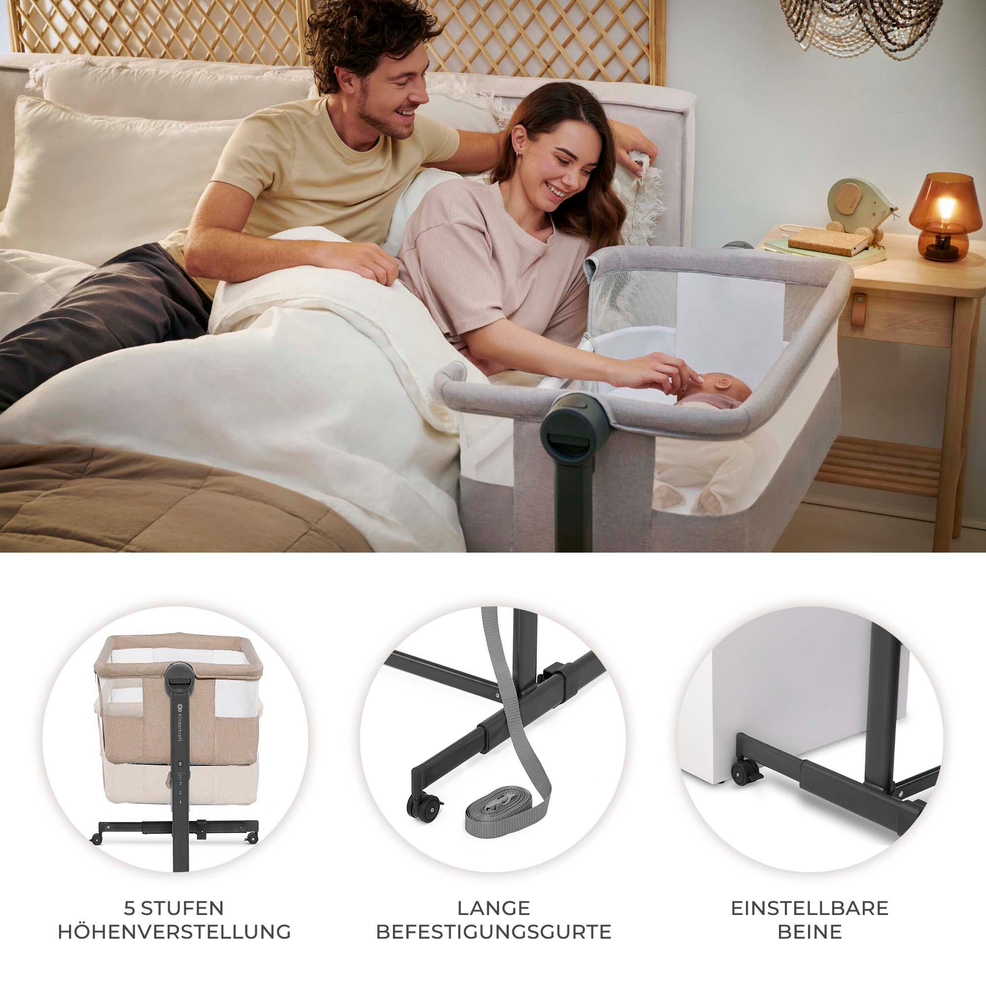 Kinderkraft Beistellbett Neste Up 2