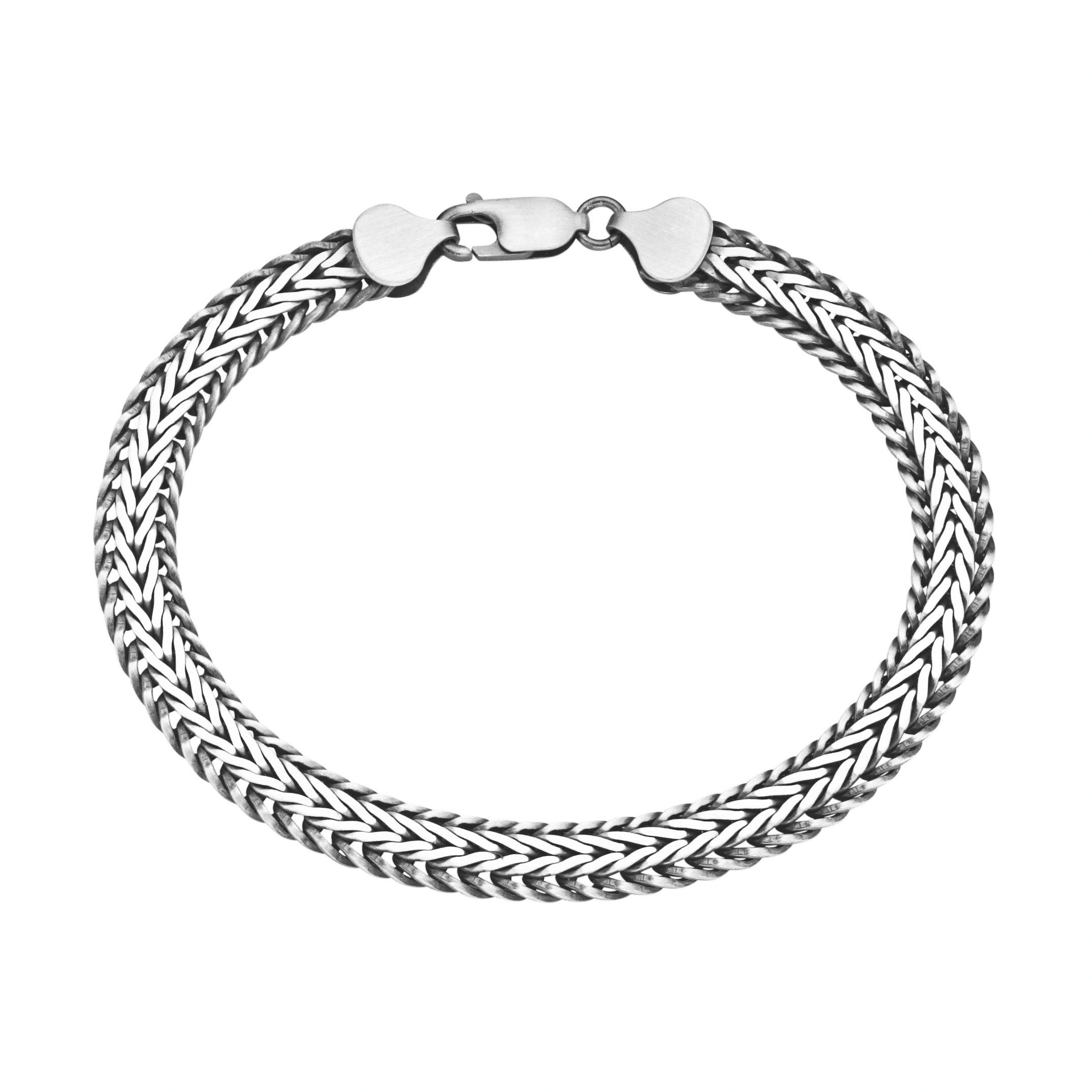 GIORGIO MARTELLO MILANO Armband Geflochtene Fantasiekette, massiv, Silber 9 günstig online kaufen