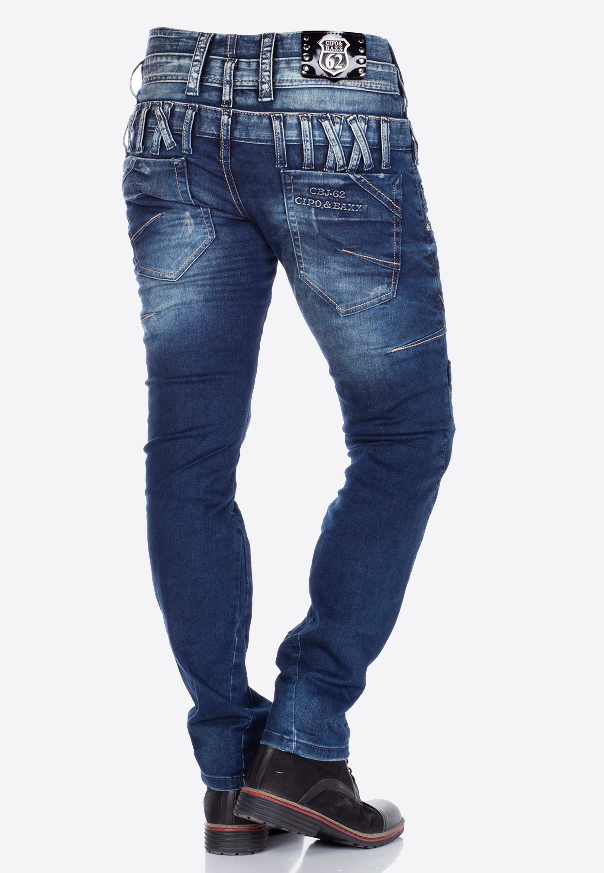 coolem Bequeme Jeans mit Baxx & Dreifach-Bund Cipo