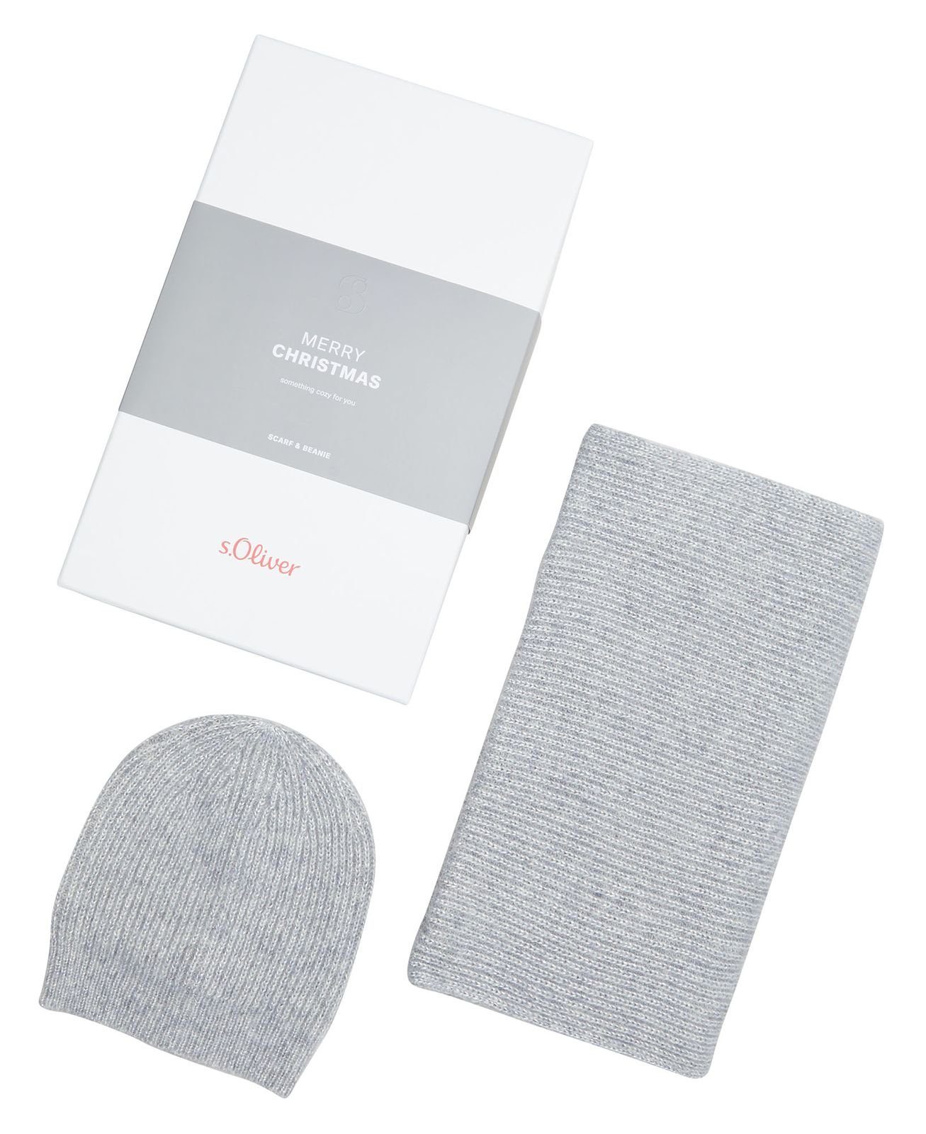 s.Oliver Beanie Beanie + Scarf Set (Set, 2-St)