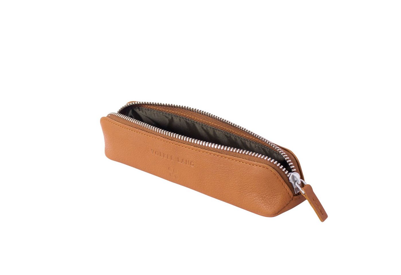 Thumbnail - VOLKER LANG Federmäppchen TRAÇAGE, NC4 - Schmales Vintage-Leder Etui für Schreibwaren