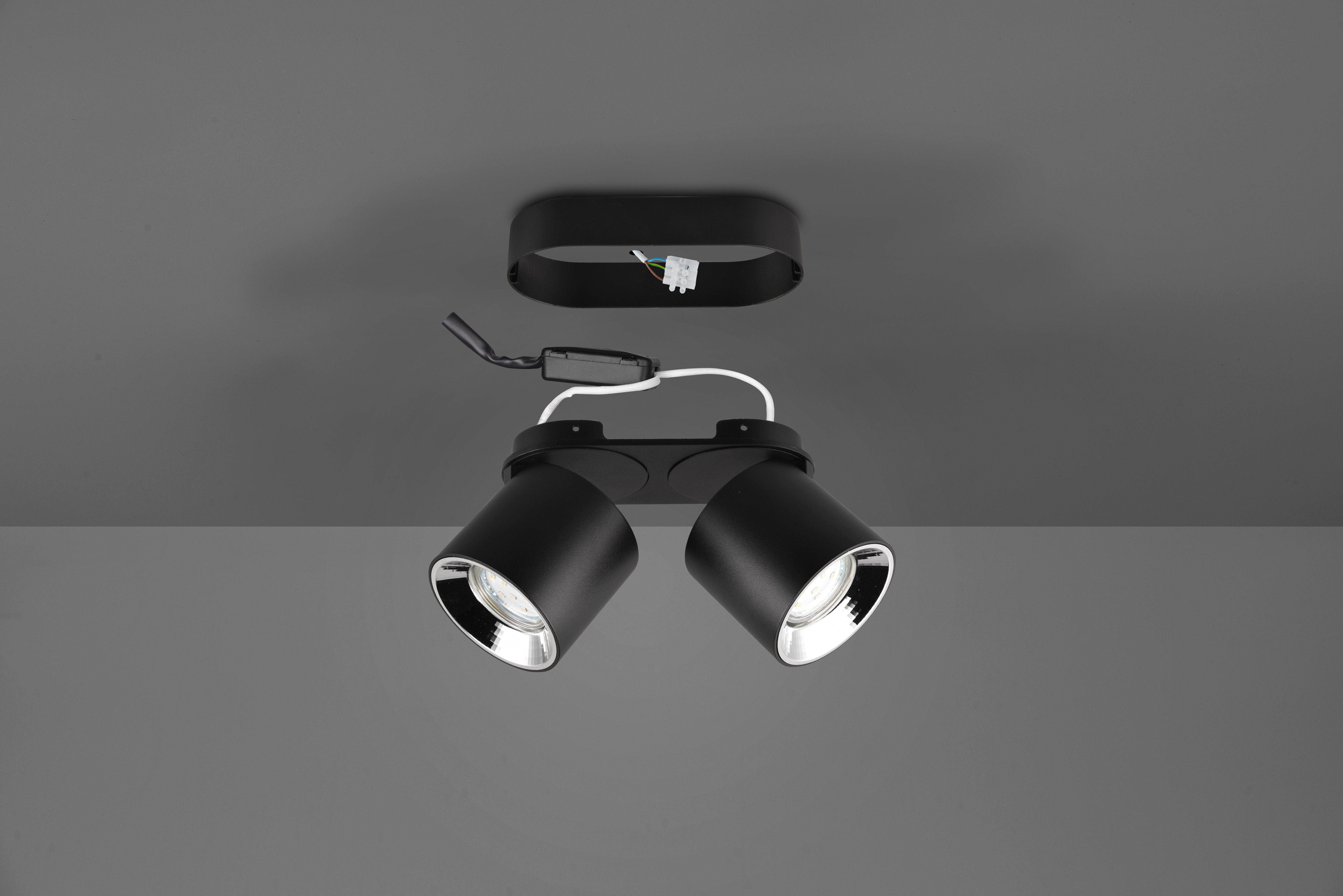 TRIO Leuchten Deckenleuchte GUAYANA, Deckenspot 2-flammig exkl 2x GU10 max günstig online kaufen