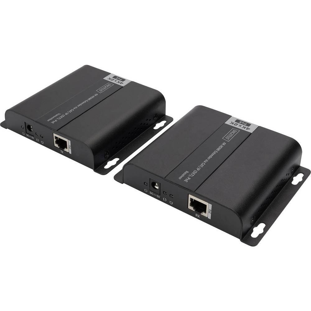 4K HDMI Extender Set, IP-fähig, bis 120m, POE HDMI-Adapter