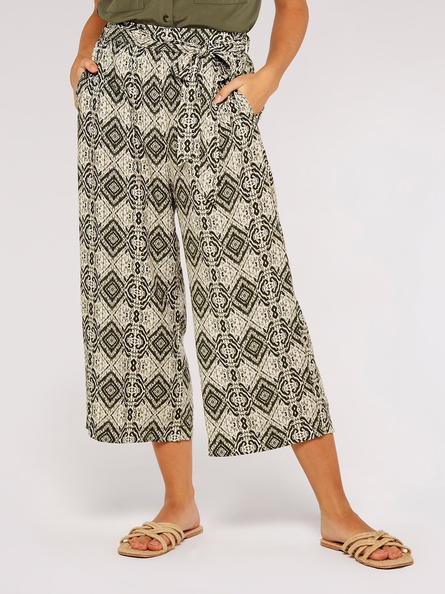Apricot Culotte Culotte (1-tlg) mit Ikatmuster günstig online kaufen