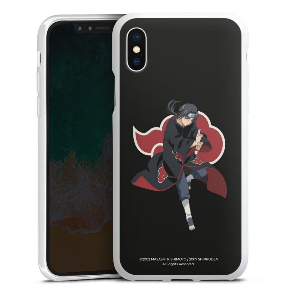 DeinDesign Handyhülle Itachi Uchiha Offizielles Lizenzprodukt Naruto Shippuden, Apple iPhone X Silikon Hülle Bumper Case Handy Schutzhülle
