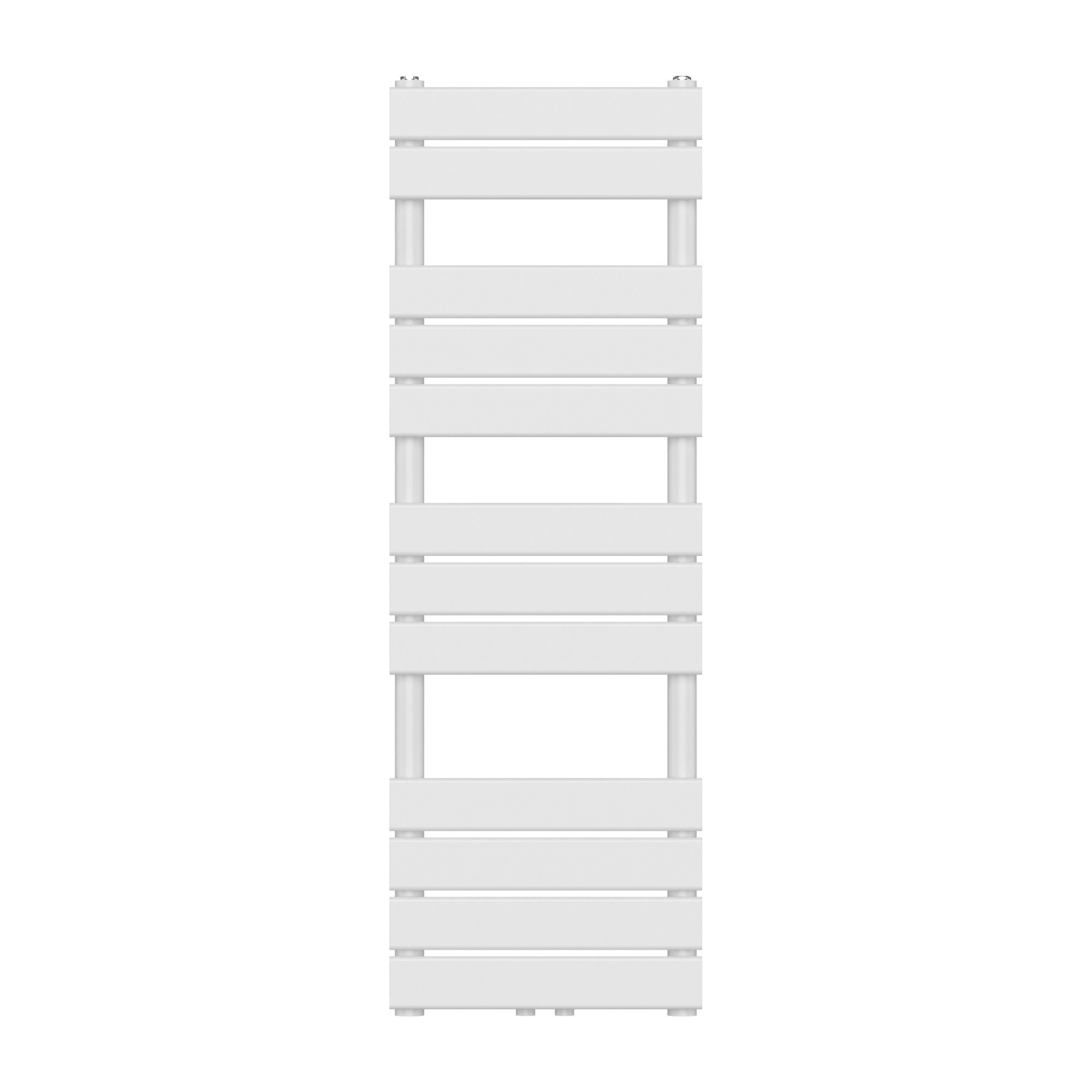neu.haus Badheizkörper, »Voss« Handtuchheizkörper mit Lamellen 120x40cm Weiß