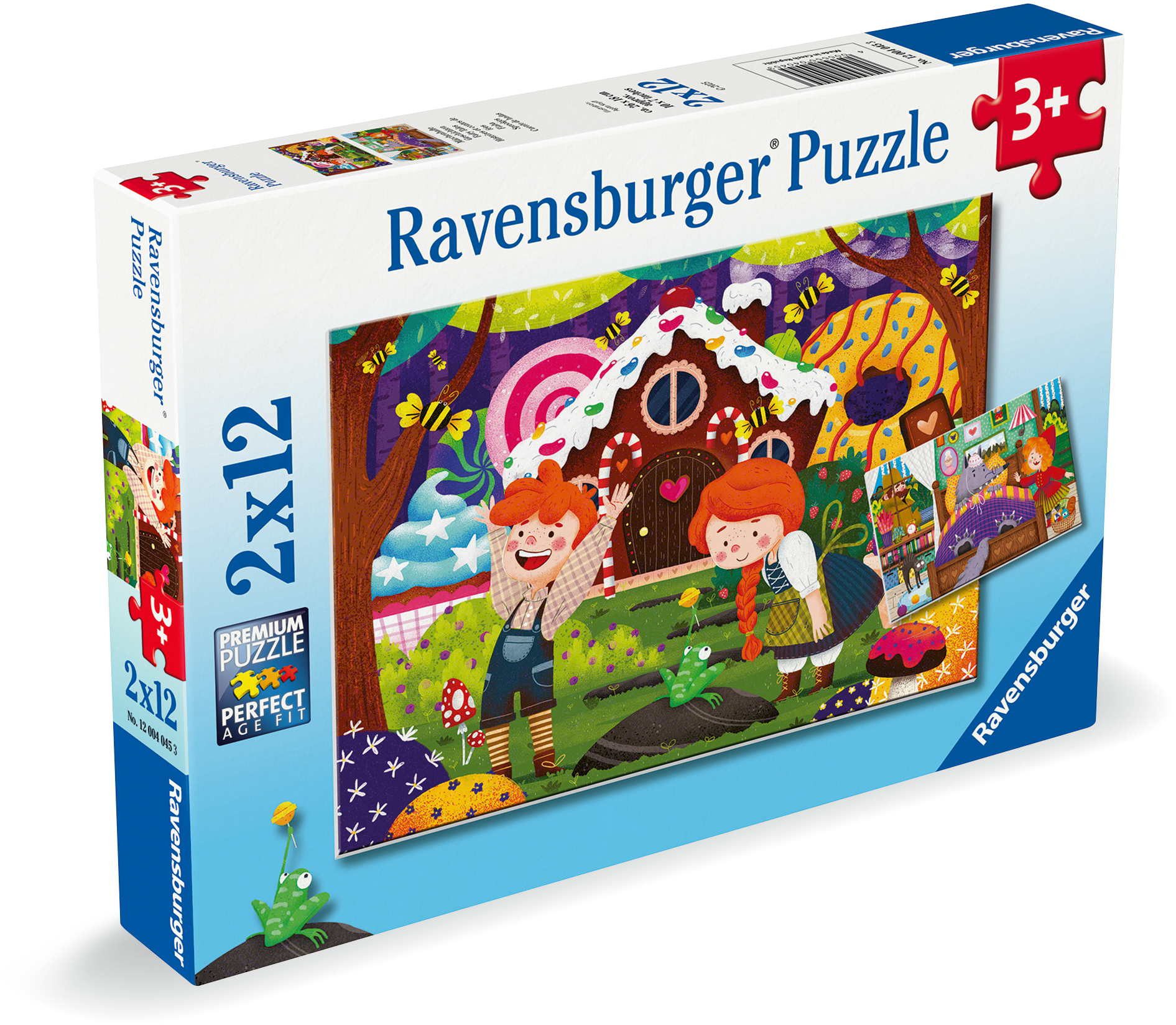 Ravensburger Puzzle 2 x 12 Teile Kinder Puzzle Märchenhafte Geschichten 12004045, Puzzleteile