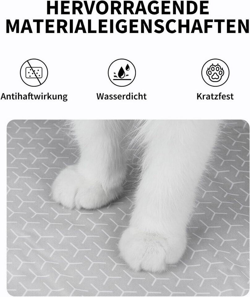 PETKIT Katzentoilette PETKIT Pura Max 2 Cat Litter Mat, Katzenstreumatte fuer PETKIT PURA MAX 2 und PUROBOT MAX PRO