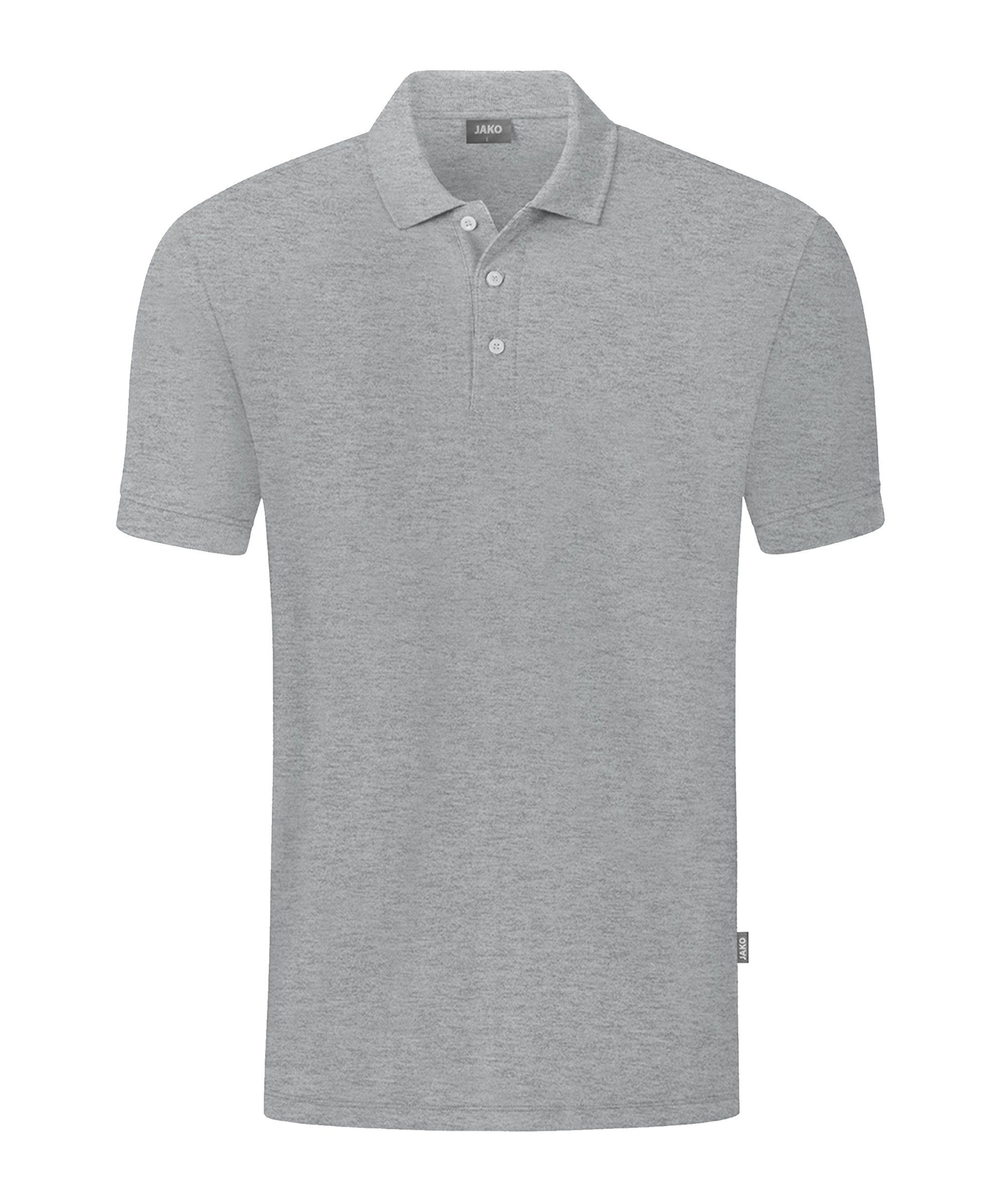 Shirt Jako Polo grau Organic Produkt Nachhaltiges T-Shirt