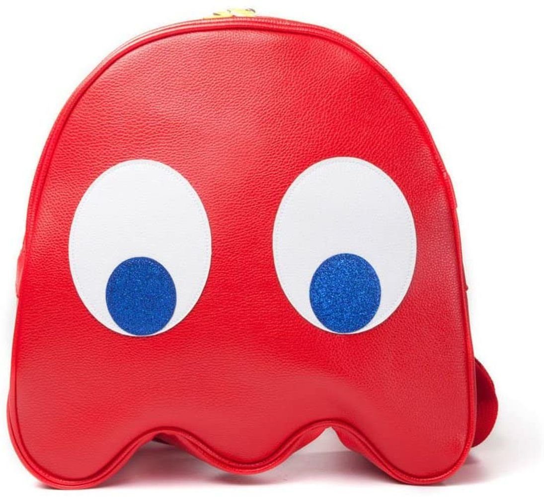 Pac-Man Rucksack PACMAN Rucksack Tasche Rot Retro Games Erwachsene Jugendliche Kinder Ruck-Sack