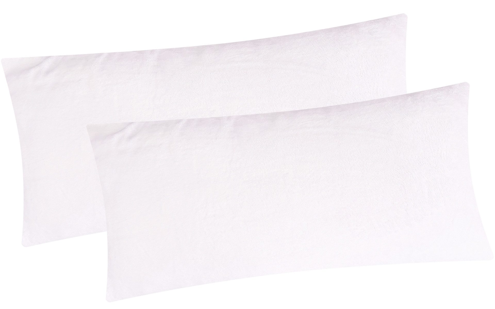 Heubergshop Kissenbezug, (2 Stück), 2er Set Fleece 40x80cm Winter - Weiß - günstig online kaufen