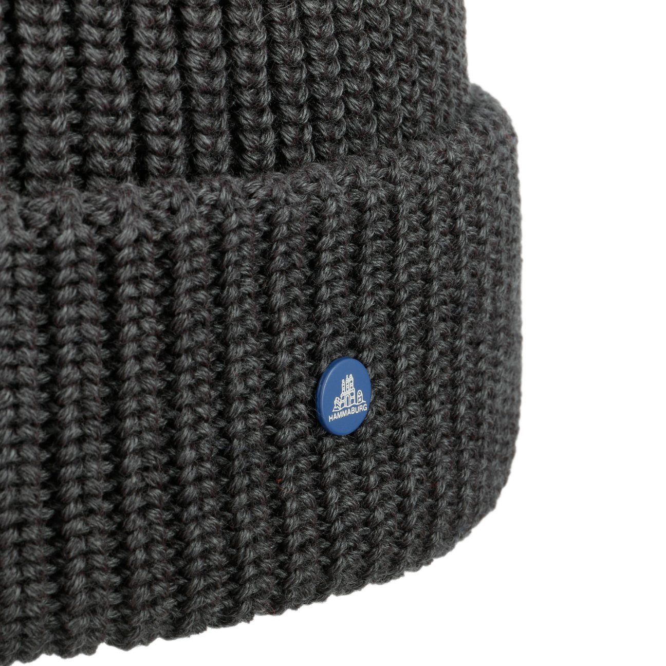 Hammaburg Beanie (1-St) Mütze mit Umschlag, Made in Italy