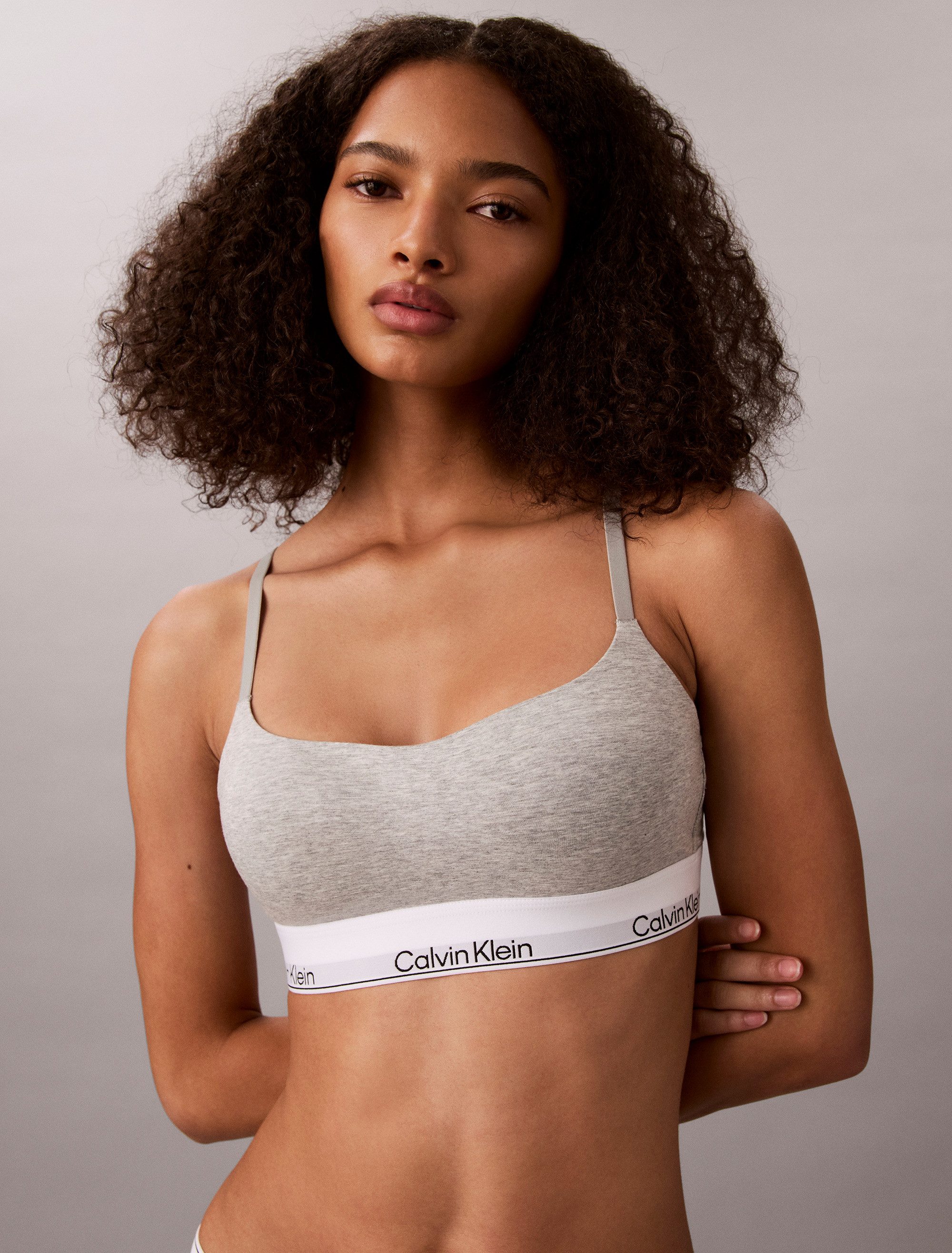 Calvin Klein Underwear Bustier LIGHTLY LINED BRALETTE mit Logobund