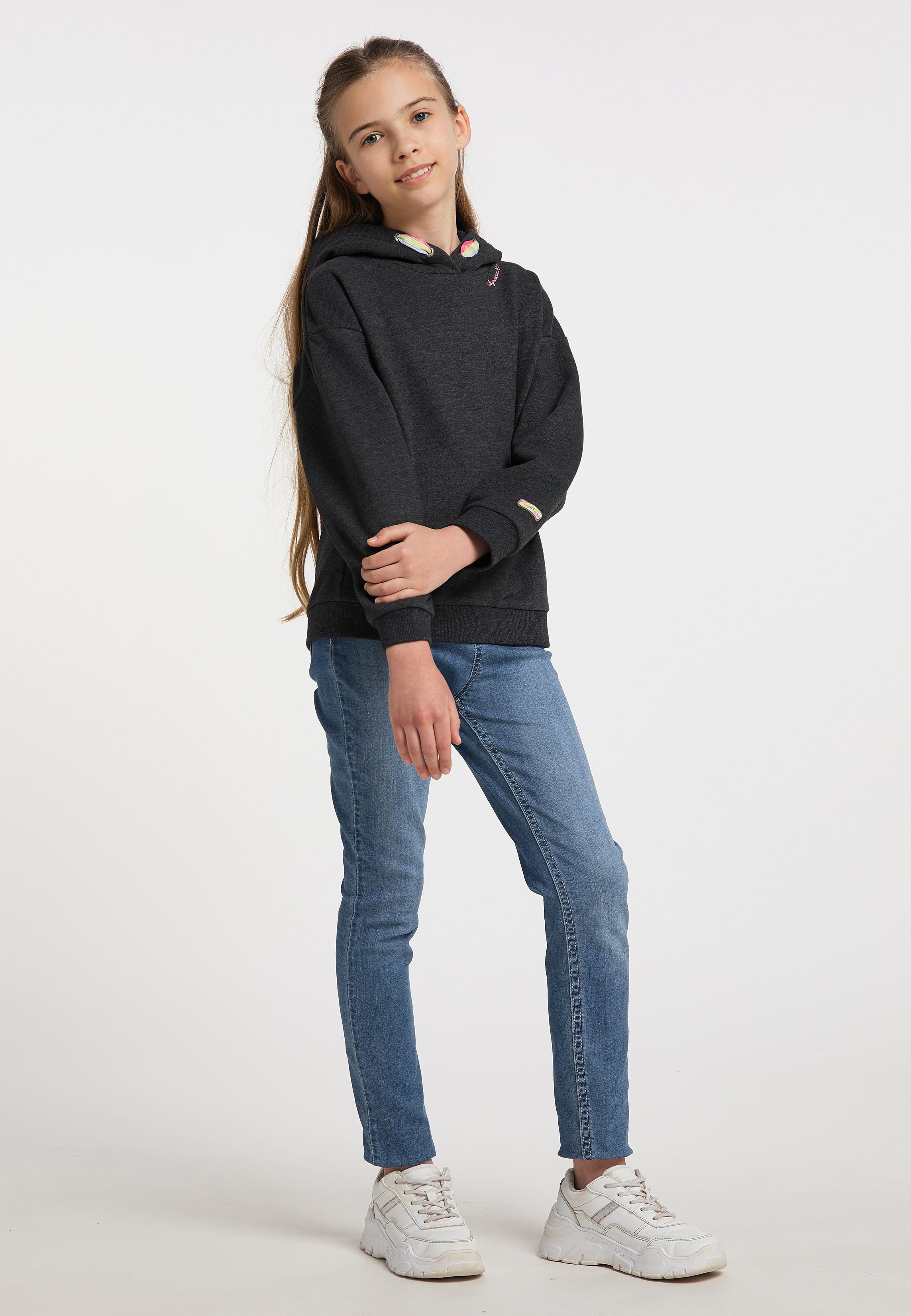 Ragwear Sweatshirt ELINKA Nachhaltige & Vegane Mode DARK GREY
