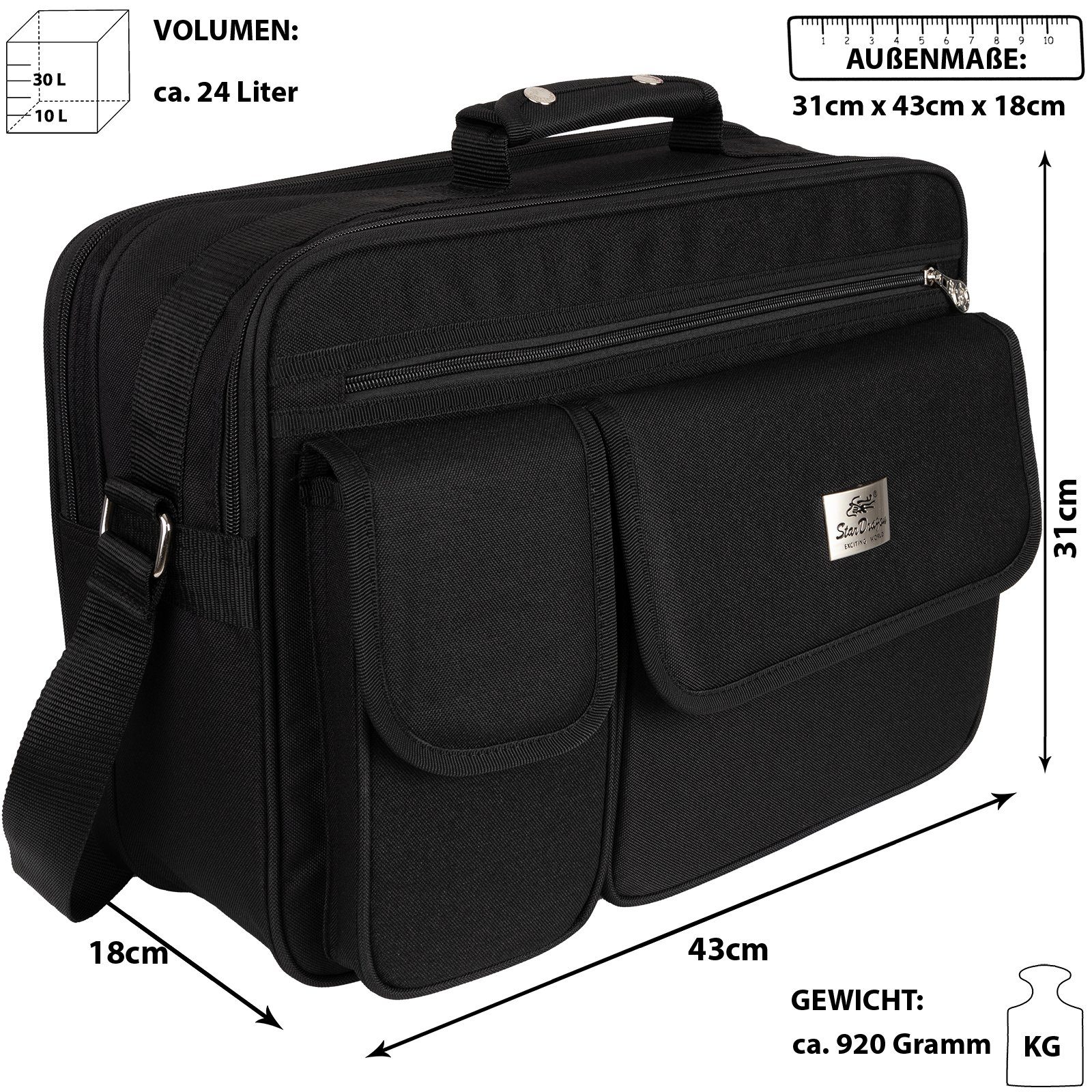 EAAKIE Umhängetasche XXL Tasche Arbeitstasche Umhängetasche Flugbegleiter H günstig online kaufen