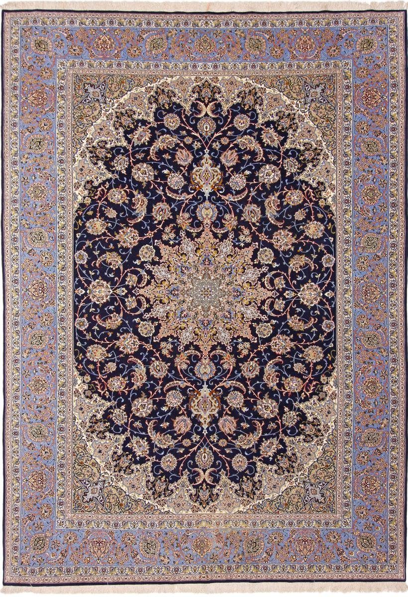 Trading, Seidenkette Isfahan 254x366 Orientteppich, 6 Orientteppich Höhe: Nain mm Handgeknüpfter rechteckig,