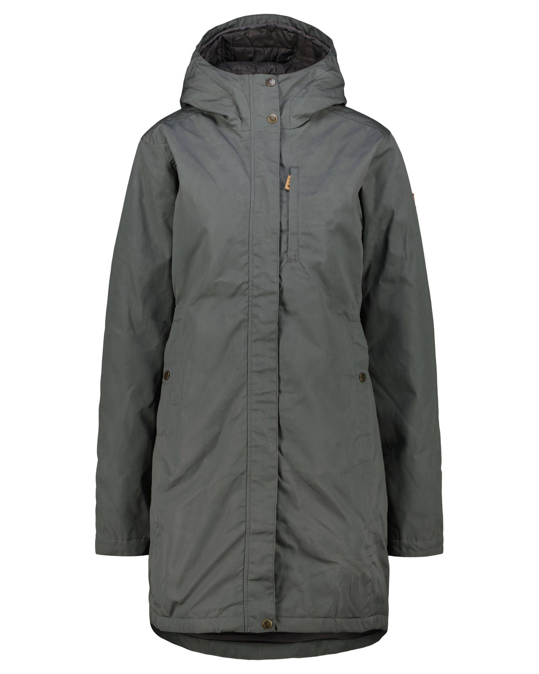 Fjällräven Parka Damen Jacke KIRUNA PARKA (1-St) mittelgrau (230)