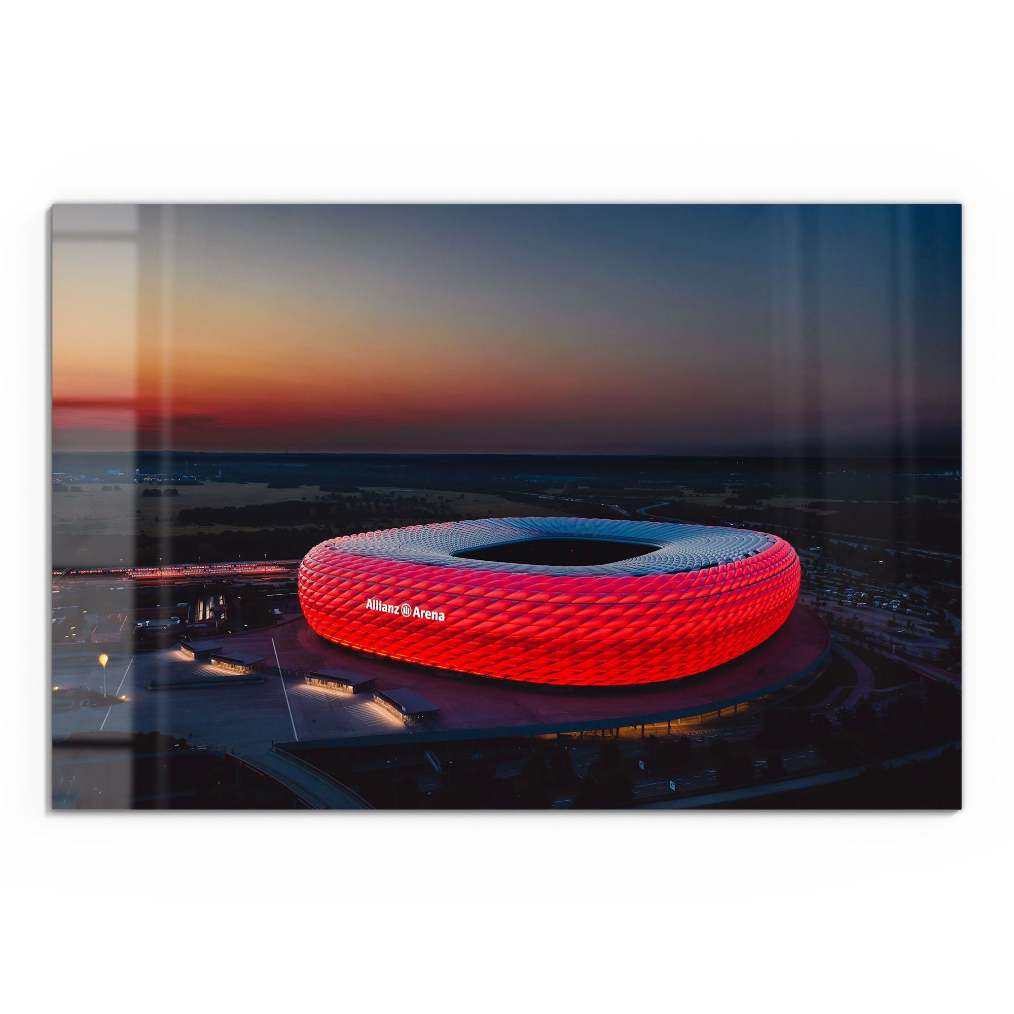 DEQORI Glasbild 'Allianz Arena, München', 'Allianz günstig online kaufen