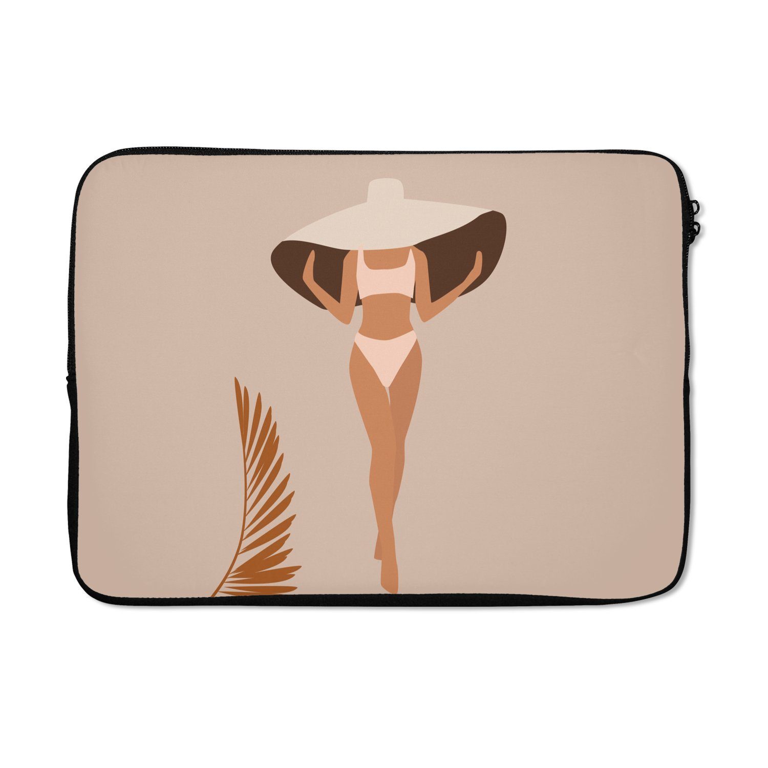 Laptop-Hülle Sommer - Hut - Bikini