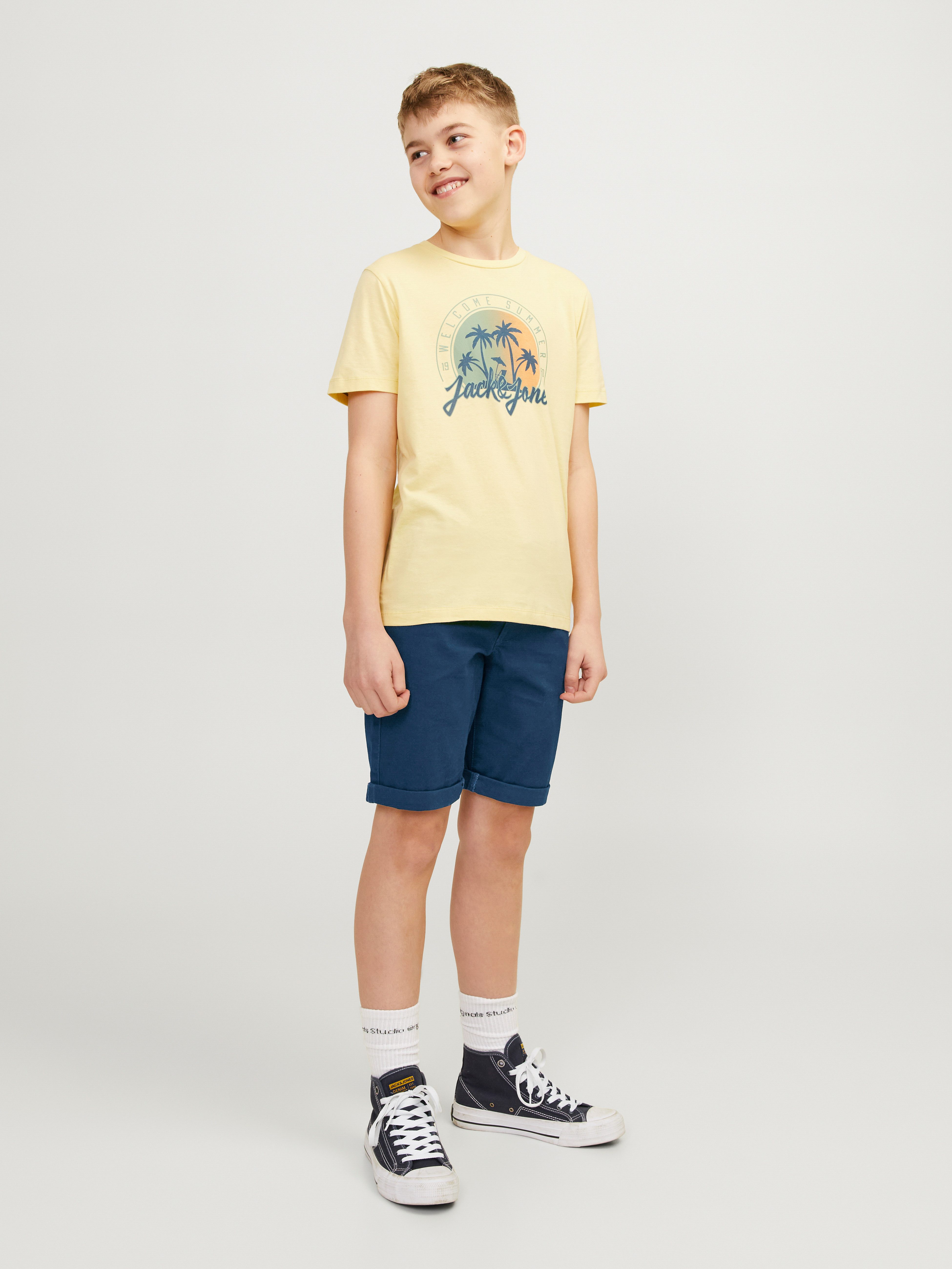 Jack & Jones Junior Chinoshorts JPSTDAVID JJCHINO SHORTS AKM SN JNR
