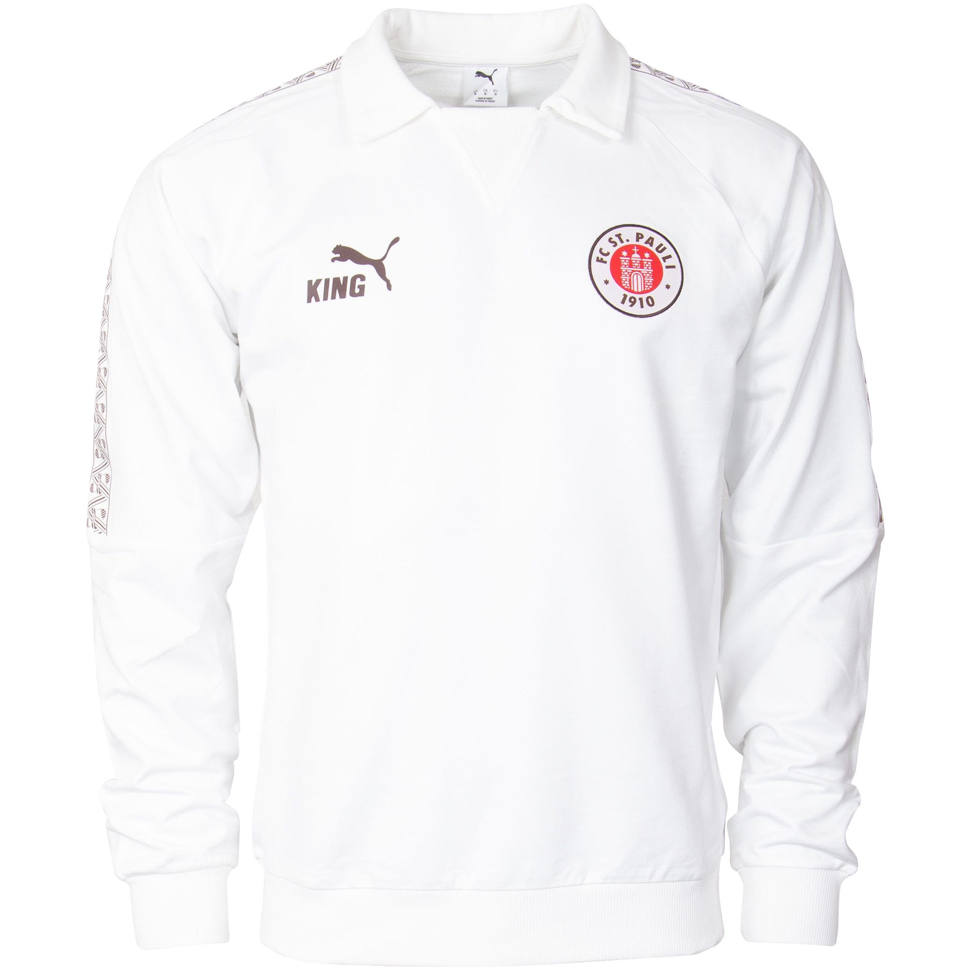 FC St. Pauli Sweatshirt FC St. Pauli - PUMA Retro Sweatshirt King - weiß