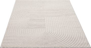 Teppich Santo Plus hochwertiger Teppich, the carpet, Rechteck, Höhe: 5 mm, Boho-Style, Pflegeleicht, 3D-Optik, wetterfest