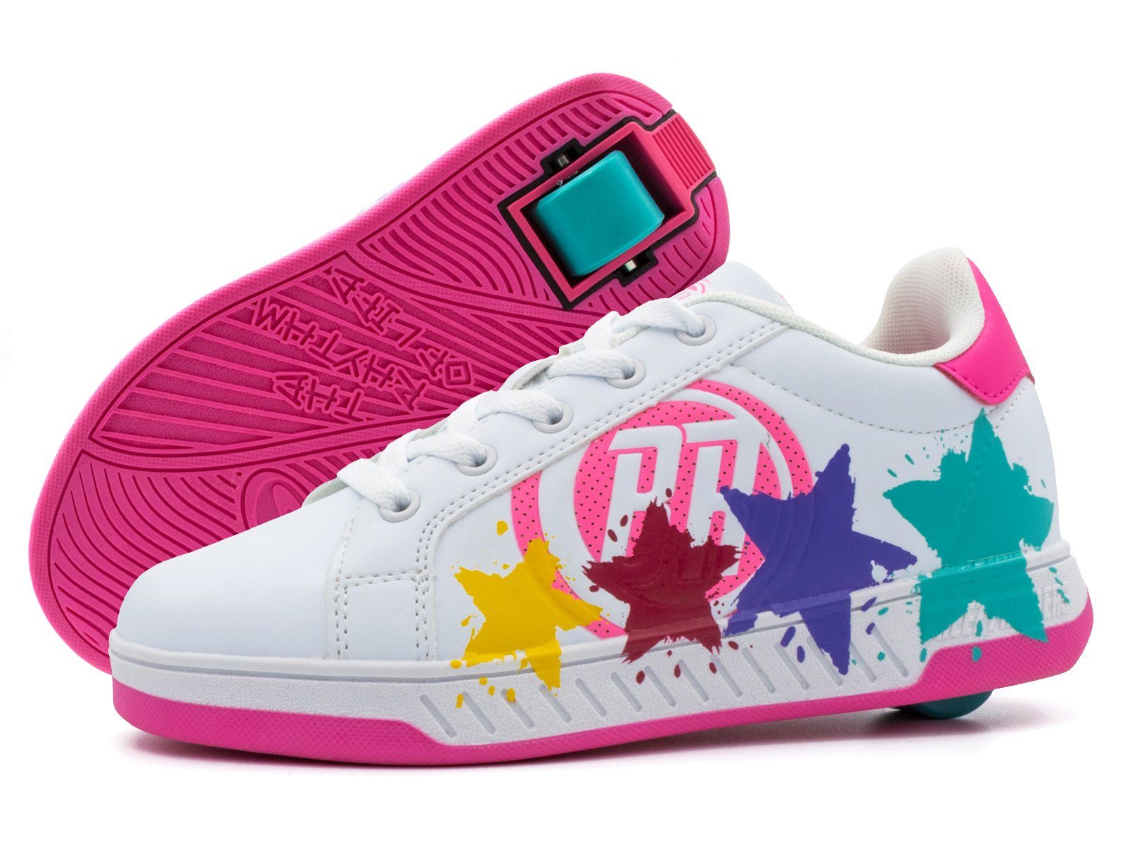 BREEZY ROLLERS Schuhe mit Rollen Rollschuhe Sneaker Heelys 2-in-1 Kinderschuhe Rollschuhe