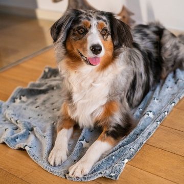 Nobby Tierdecke Decke Xmas grau für Hunde