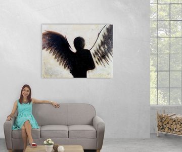 MCW Ölgemälde Wandbild Engel, Engel, Handgemalt, Hohe Qualität, Jedes Bild ein Unikat, Ölfarben