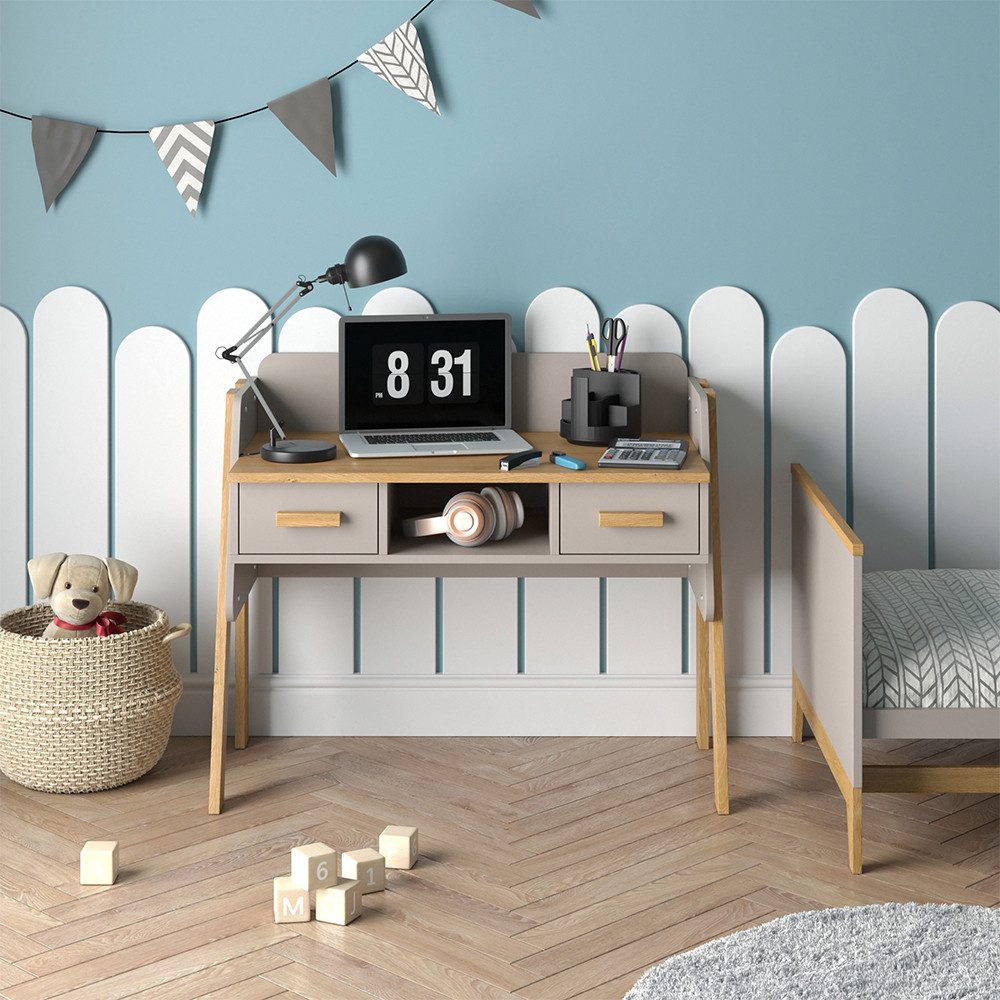 VitaliSpa® Schreibtisch Malia, Cashmere-Eiche, 97 x 51 cm