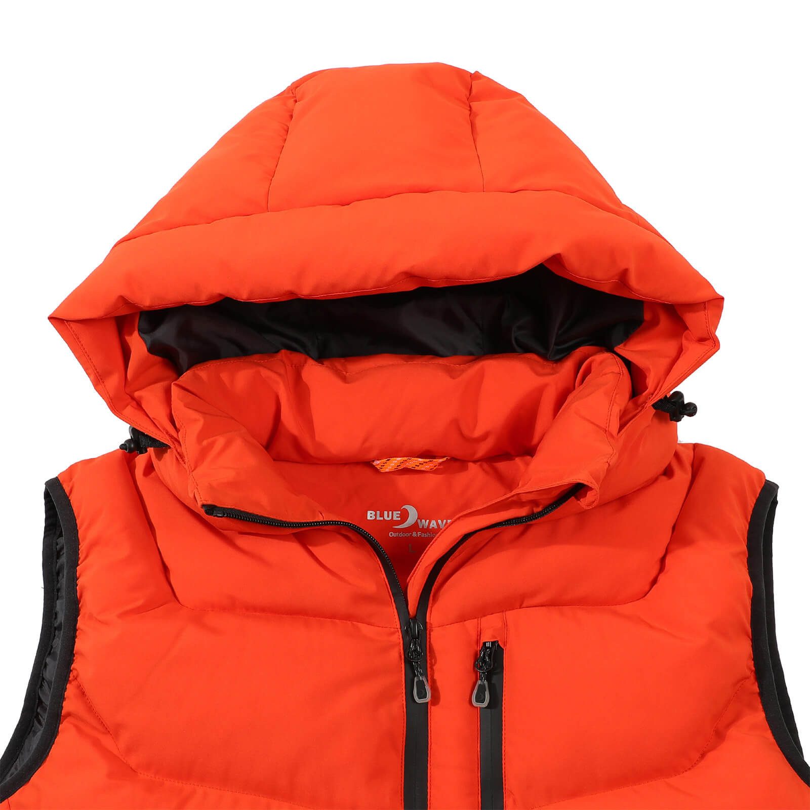 Blue Wave Steppweste Jasper Herren Weste Jasper - Daunenoptik mit abnehmbarer Kapuze