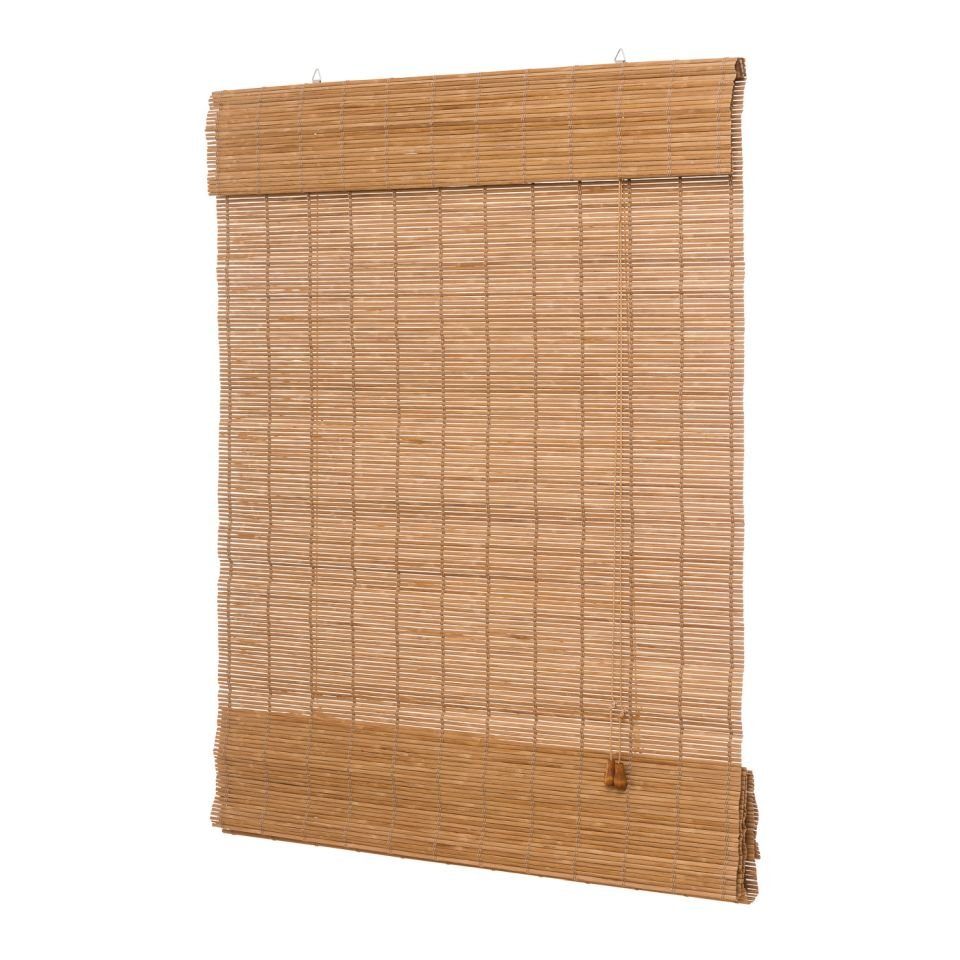 ventanara Raffrollo Bambus Raffrollo Bambusraffrollo Afrika Stil Holzrollo günstig online kaufen