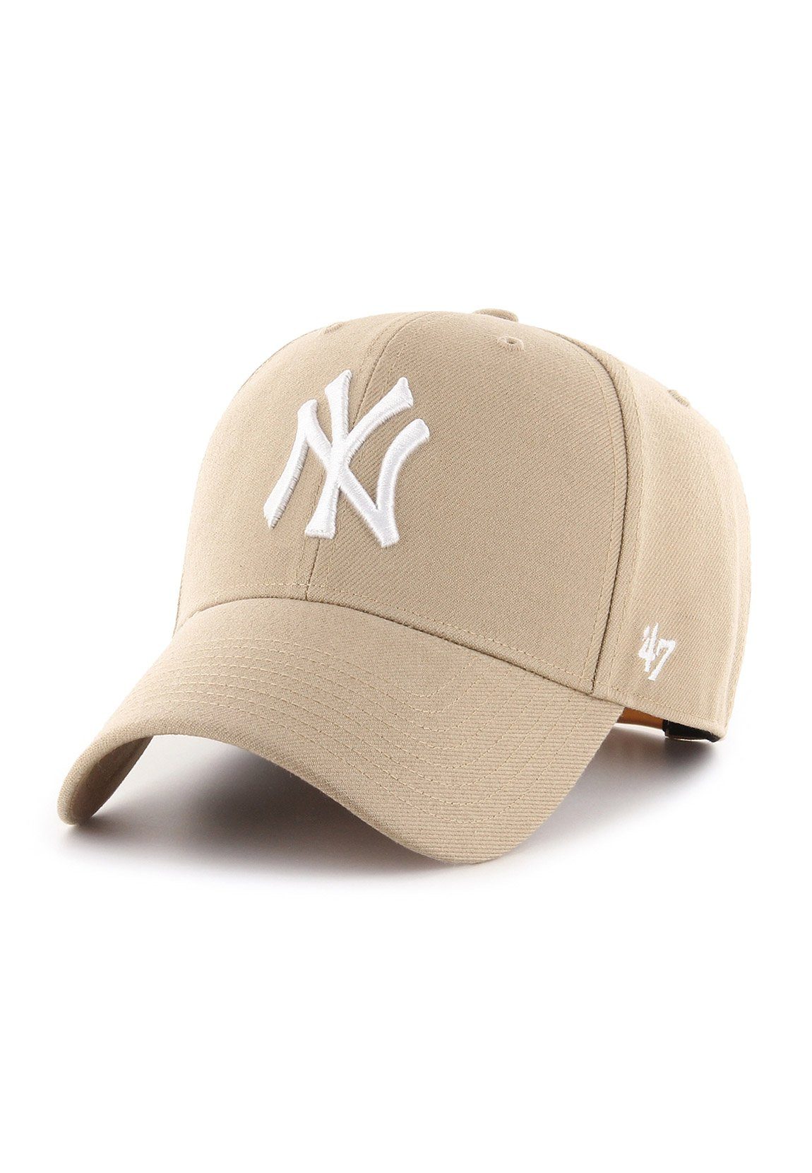 x27;47 Brand Baseball Cap 47 Beige Cap B-MVPSP17WBP-KH Brand NY YANKEES Adjustable