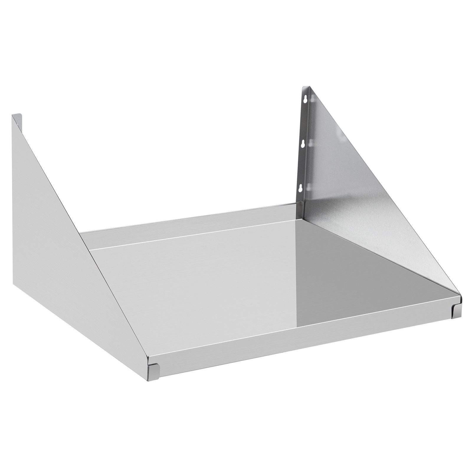 GarveeMore Hakenleiste Professionelles Edelstahl-Wandregal 61×45×30cm, Küchenablage Wand, 90kg Traglast NSF-zertifiziert, wandmontierbar …