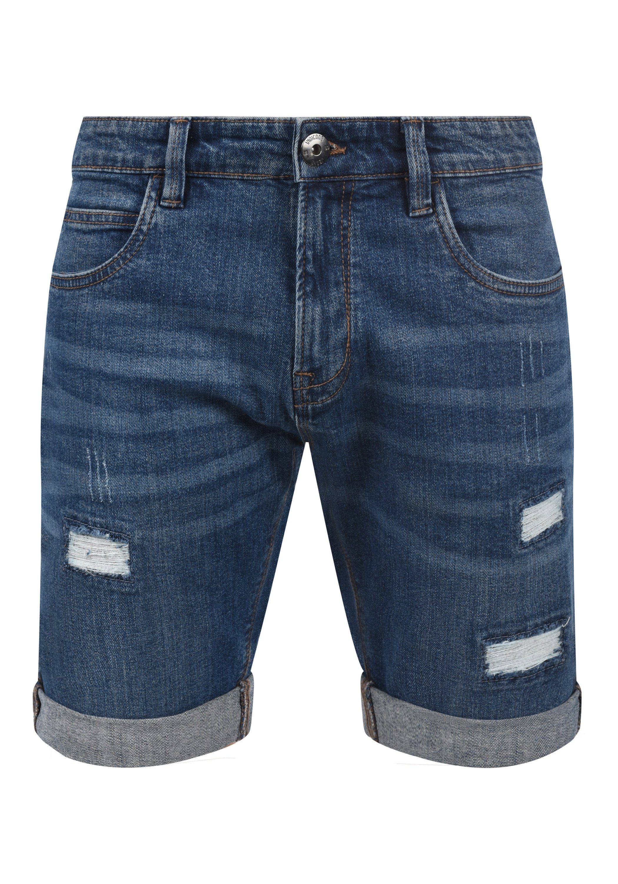 (869) Indicode 70201MM Shorts IDHallow Jeansshorts Medium - - Indigo