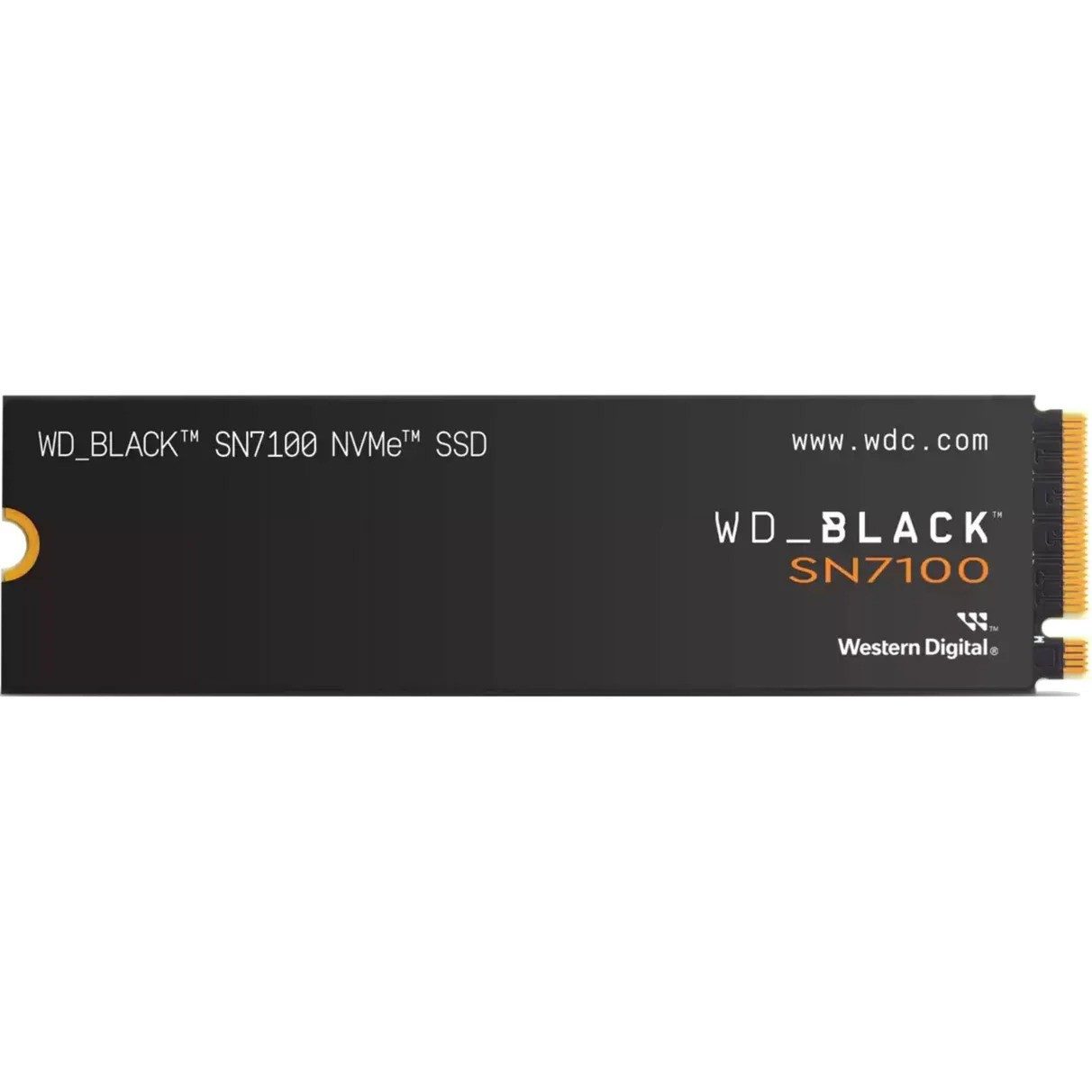 Western Digital SN7100 4TB NVMe SSD PC Gaming Gen4 4000GB interne SSD (4 TB) M.2" 7300 MB/S Lesegeschwindigkeit, 6600 MB/S Schreibgeschwindigkeit, Game Mode 2.0, PCIe 4.0 NVMe, WD_BLACK Gaming-Serie