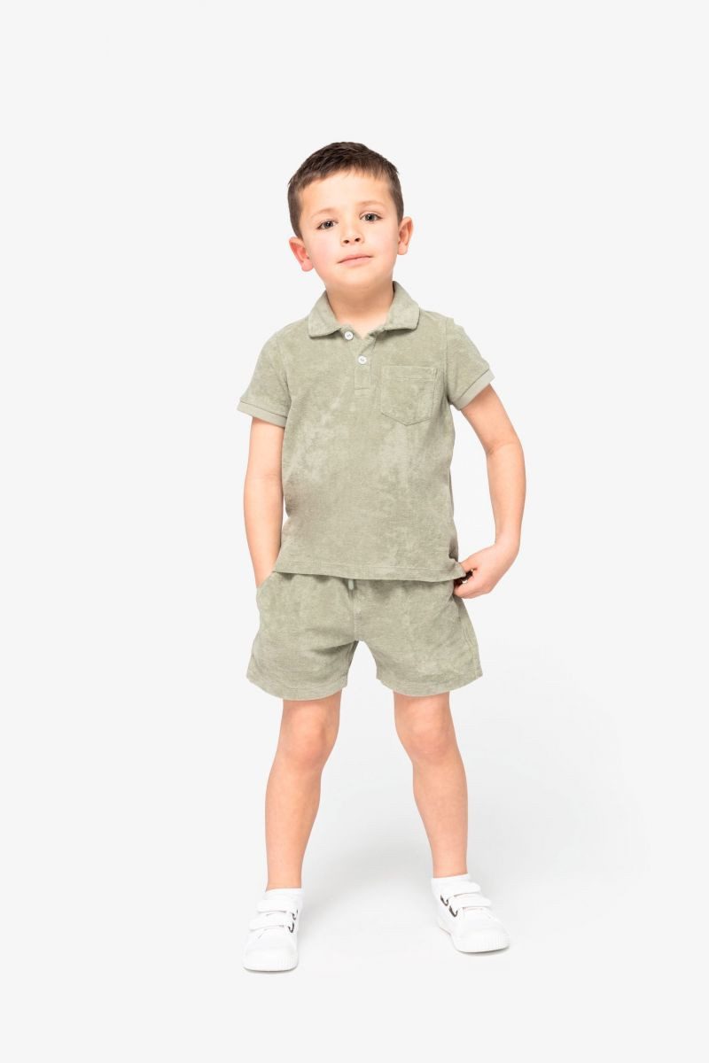 Native Spirit Poloshirt Umweltfreundliches Polohemd aus Frottee für Kinder