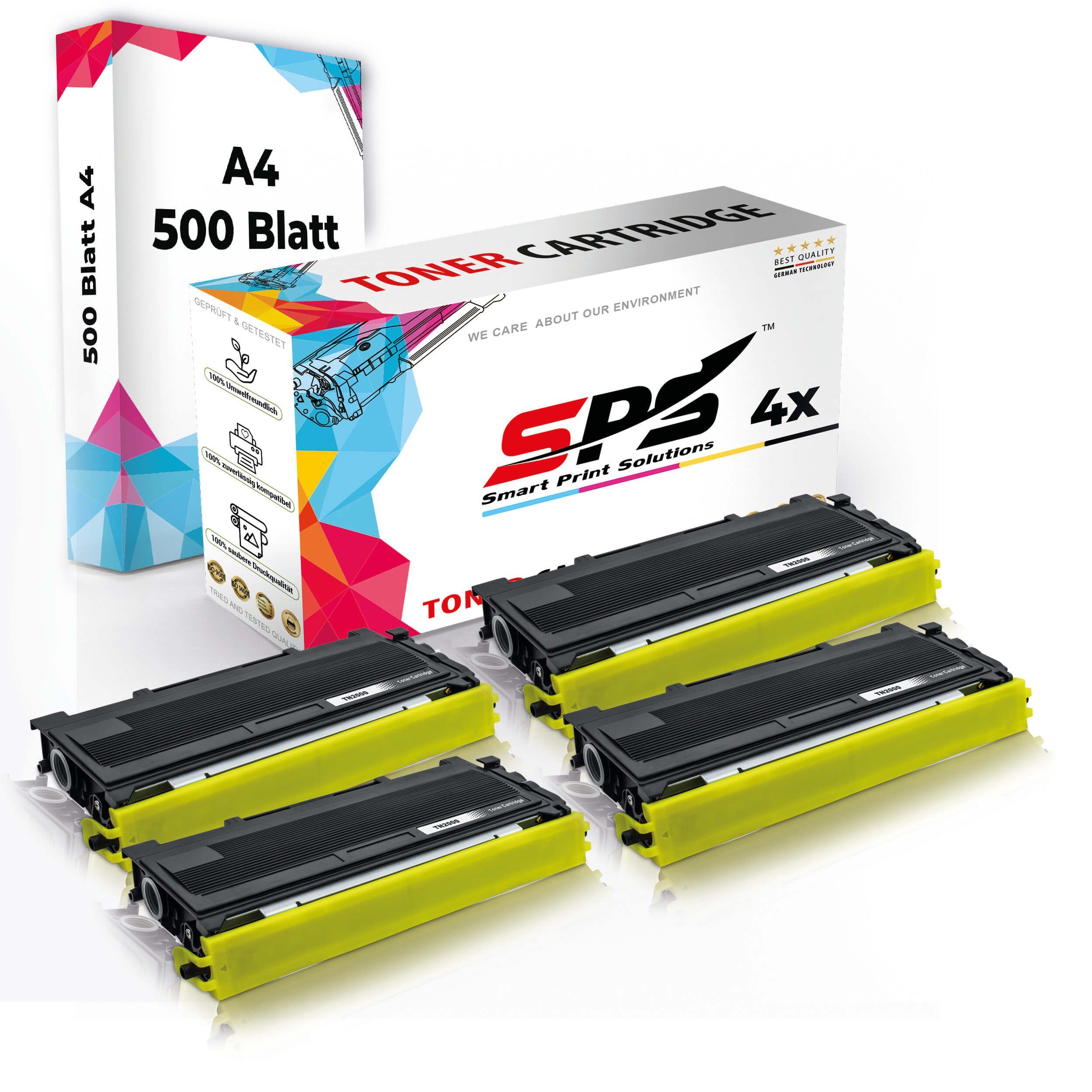 SPS Tonerkartusche Druckerpapier A4 + 4x Multipack Set Kompatibel für Brother Fax 2920 P, (5er Pack)