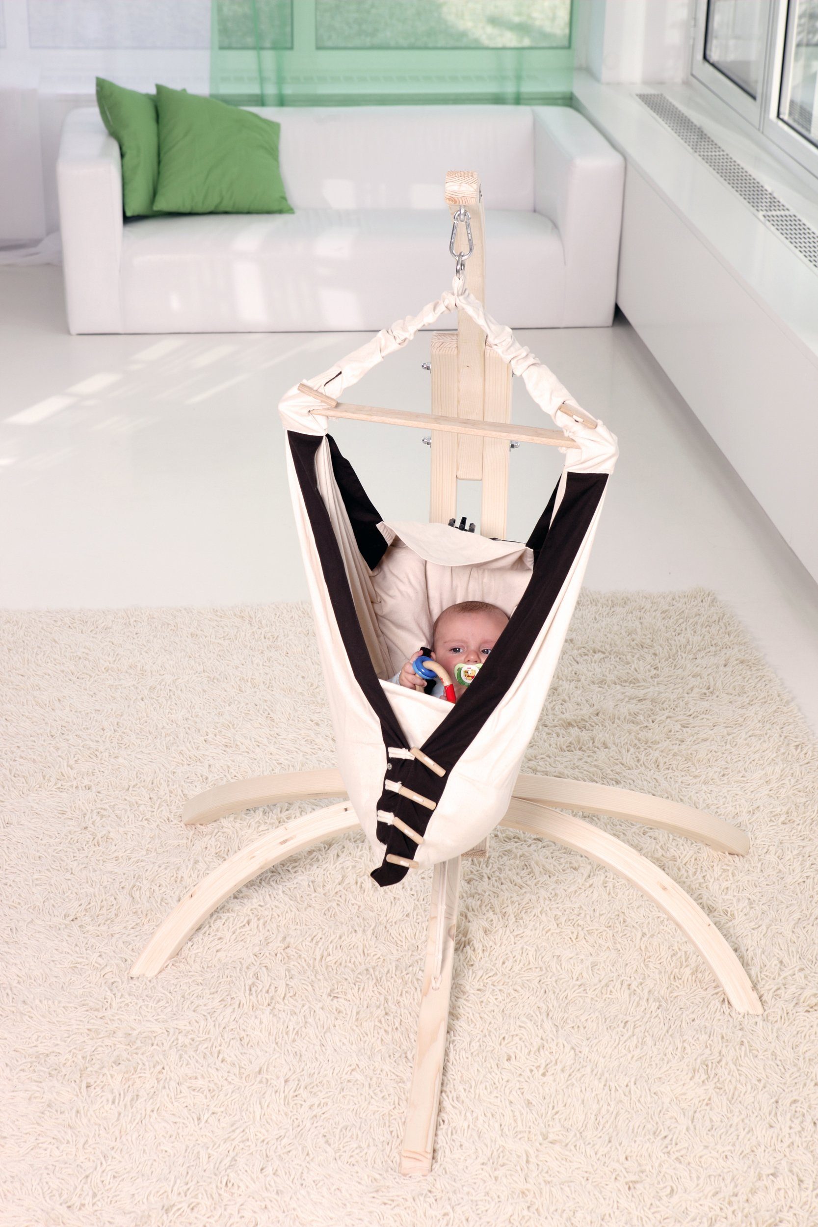 Amazonas Hängematte Set: Babyhängematte Kangoo & Gestell Hippo günstig online kaufen