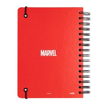 Grupo Erik Notizbuch Marvel Captain America Notizbuch mit Spiralbindung im A5 Format