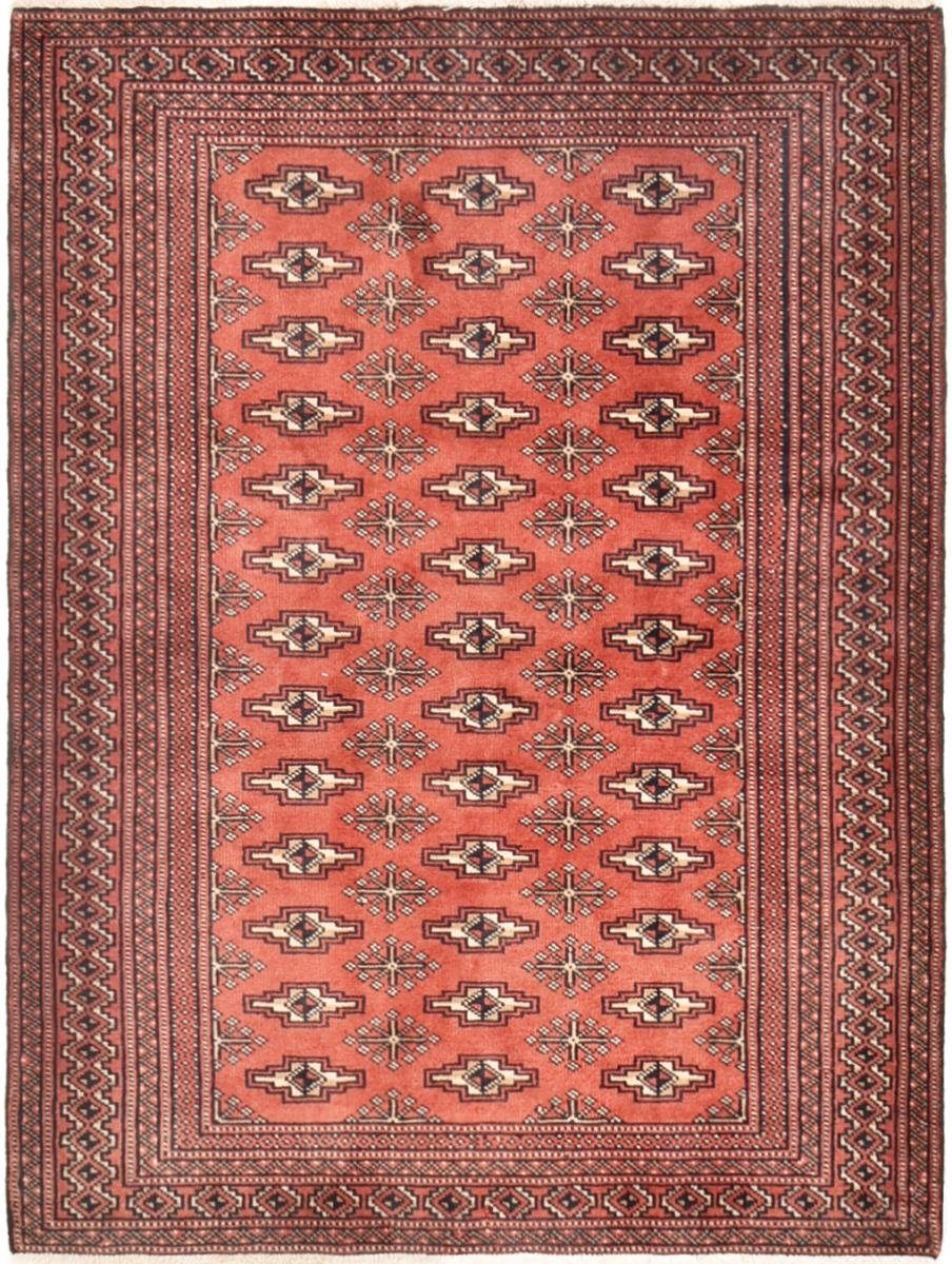 Orientteppich Turkaman 100x131 Handgeknüpfter Orientteppich / Perserteppich, Nain Trading, rechteckig, Höhe: 6 mm