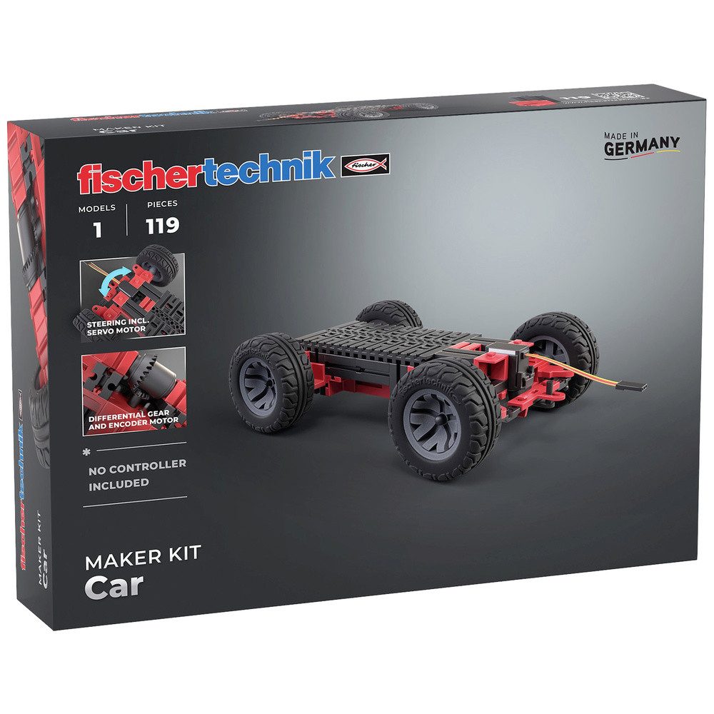 fischertechnik Lernspielzeug fischertechnik 571900 Maker Kit Car Bausatz ab 14 Jahre