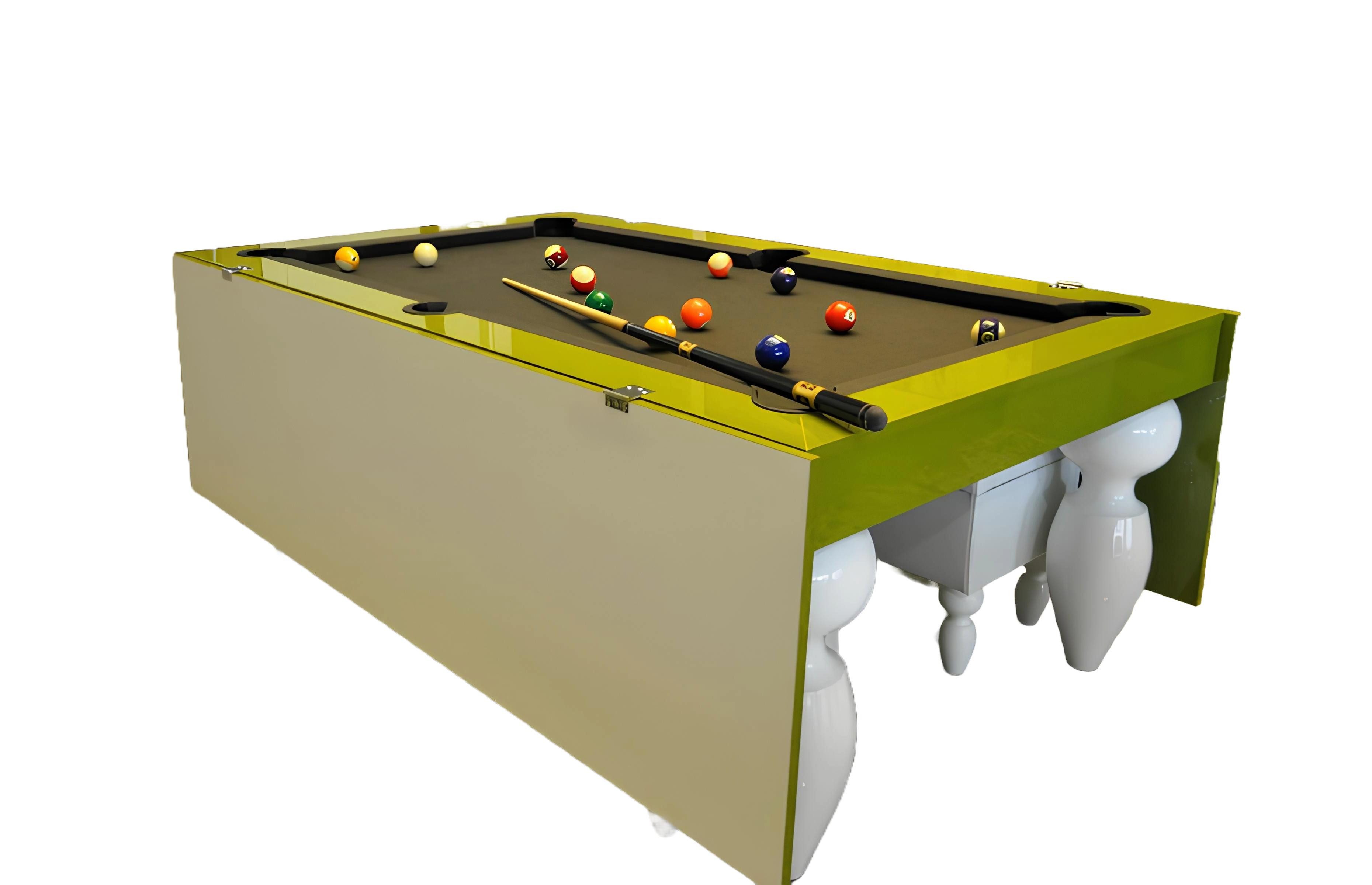Billardtisch Multifunktionstisch für Billard und Essen in Holzoptik