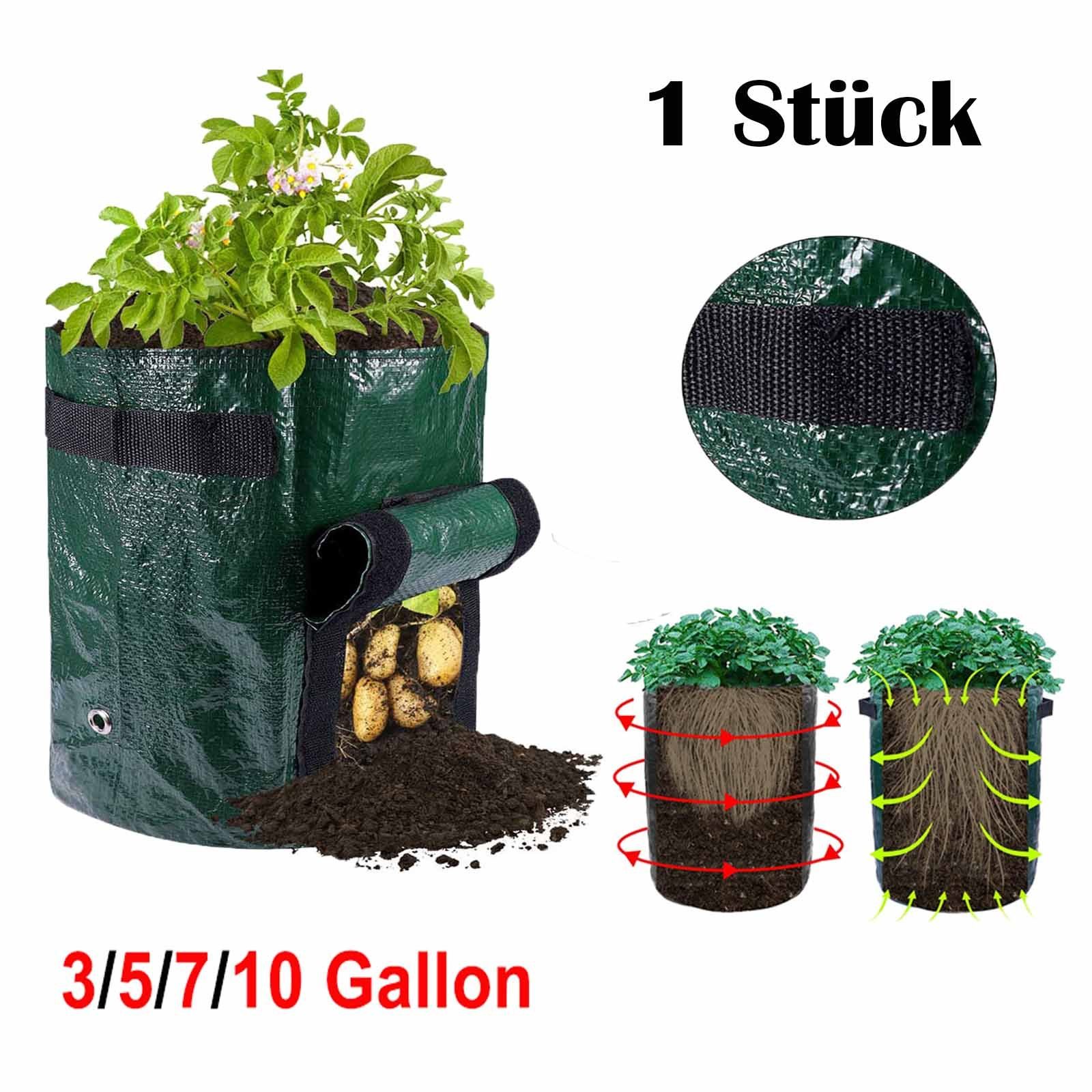 BTTO Pflanzkübel 1/5/10er-Pack. Kartoffel Pflanzsack, 3/5/7/10 günstig online kaufen