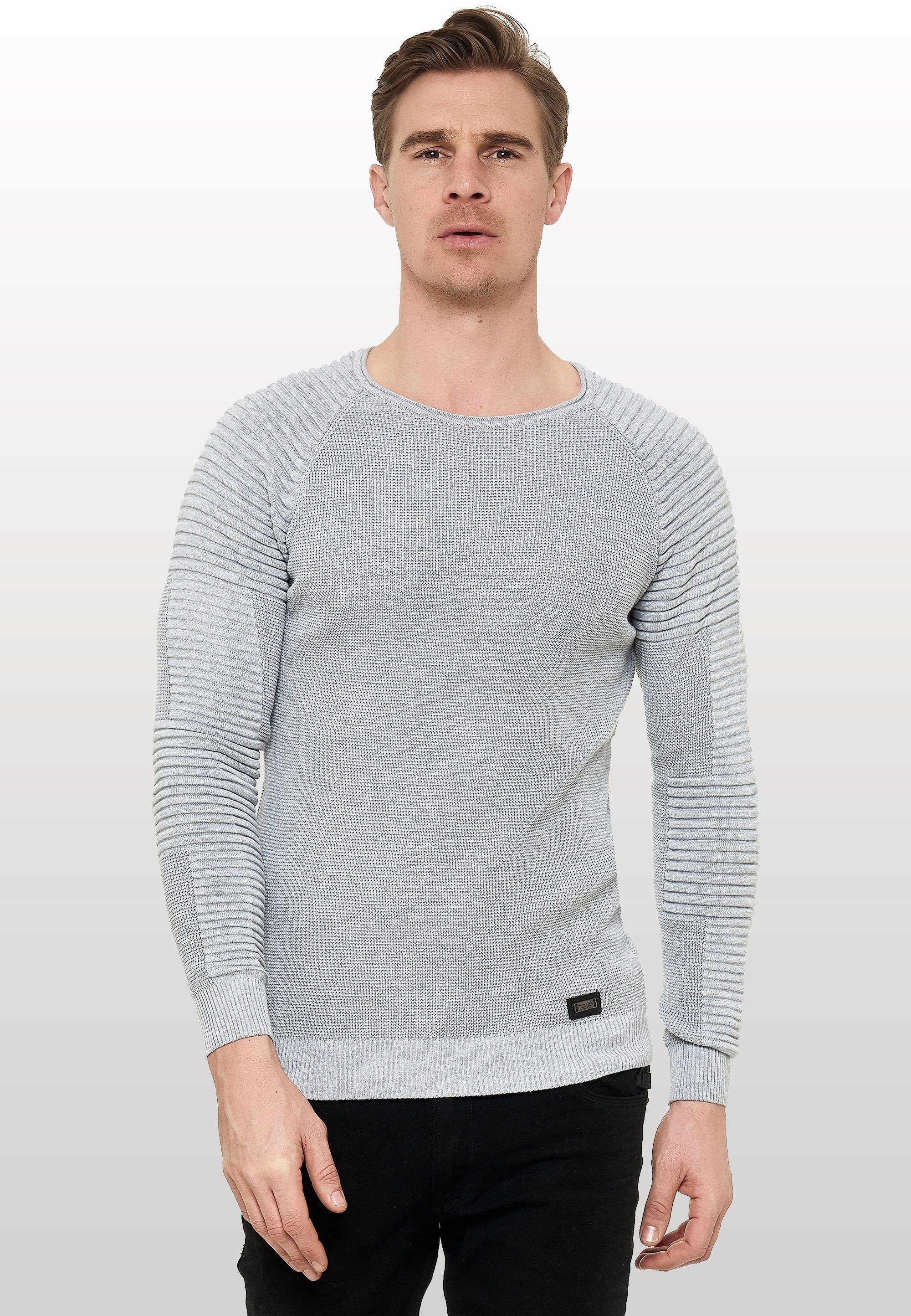 Rusty Neal Strickpullover mit modernem Rundhalsausschnitt günstig online kaufen